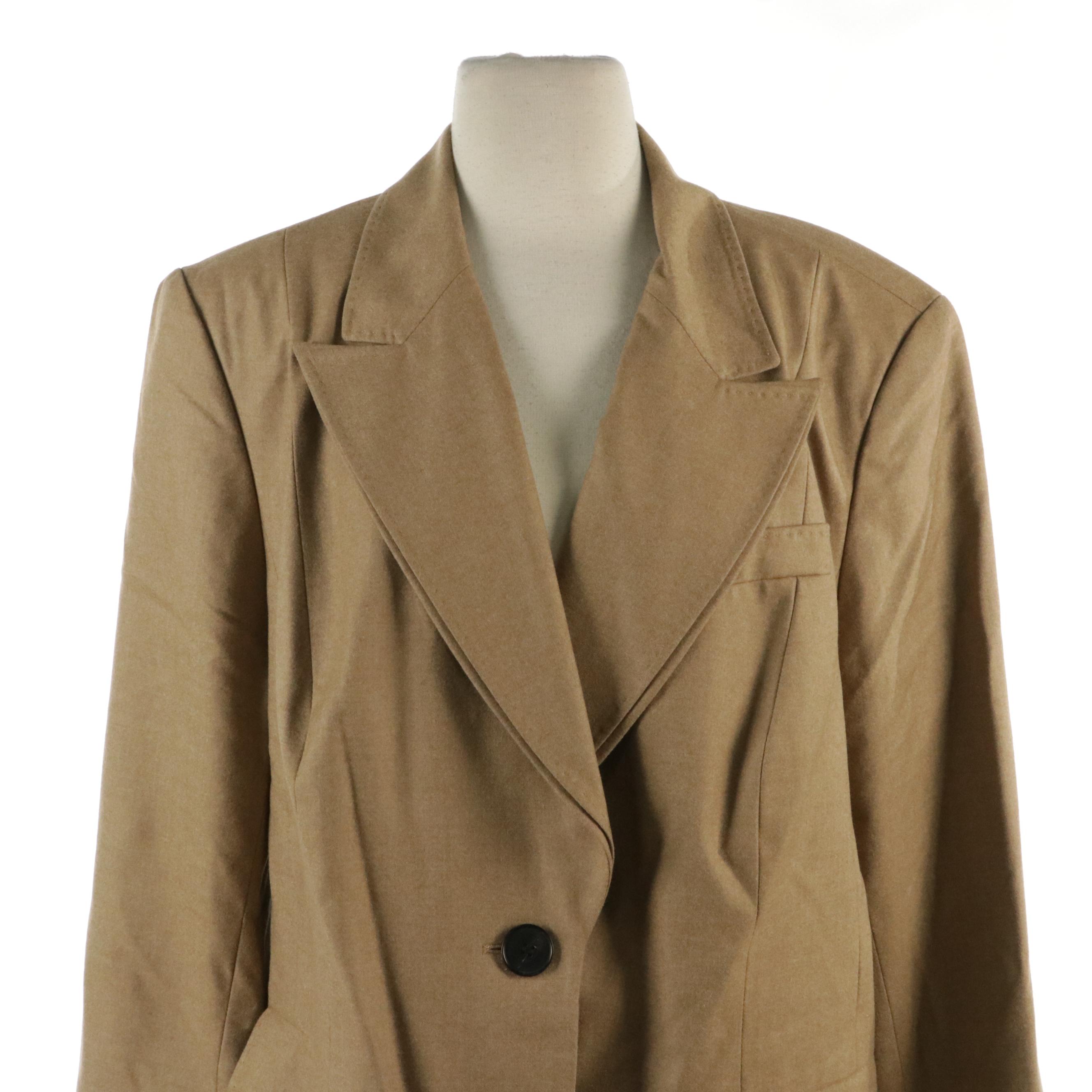 Lauren Ralph Lauren Houndstooth Linen Blazer, Lafayette 148 Wool Blend Blazer