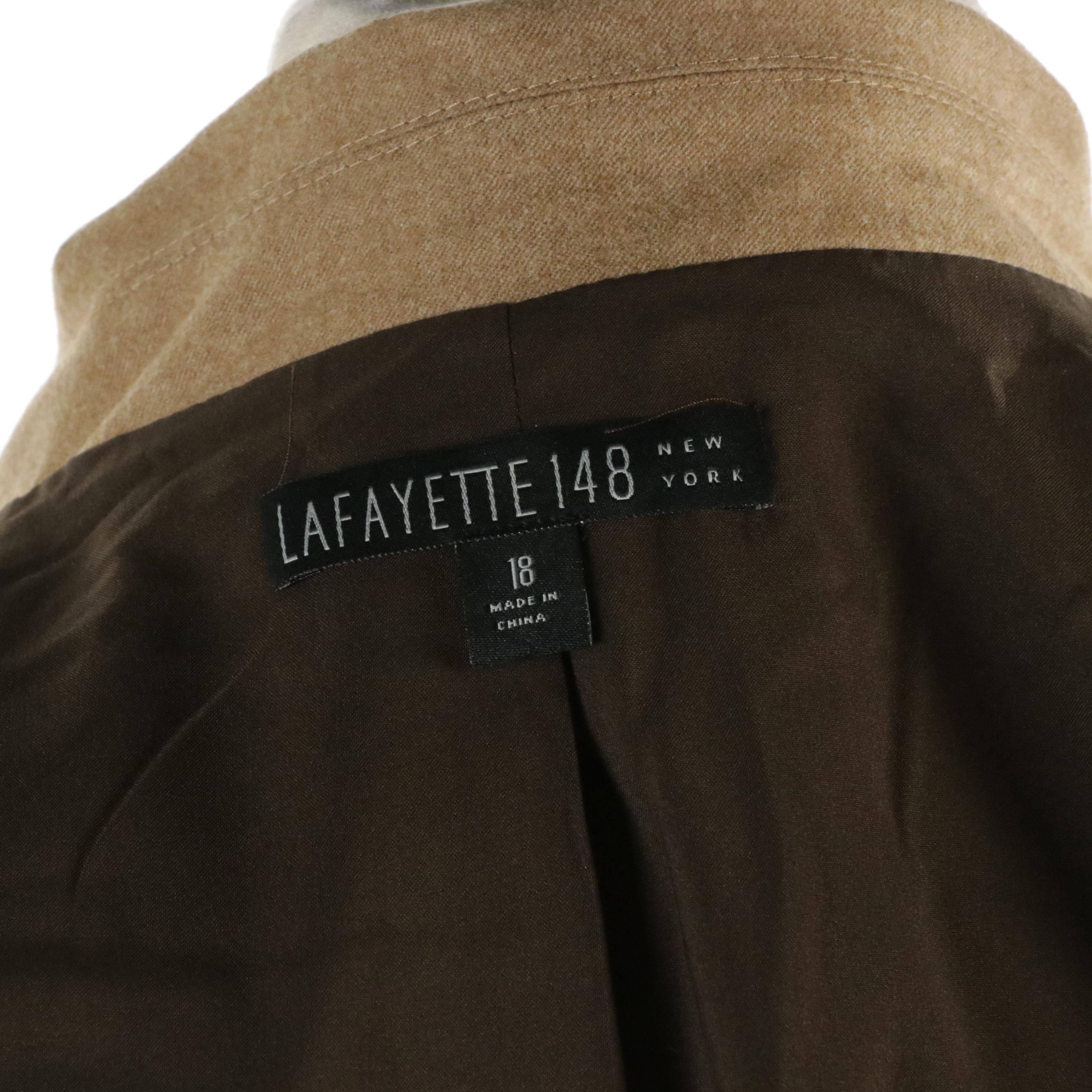 Lauren Ralph Lauren Houndstooth Linen Blazer, Lafayette 148 Wool Blend Blazer