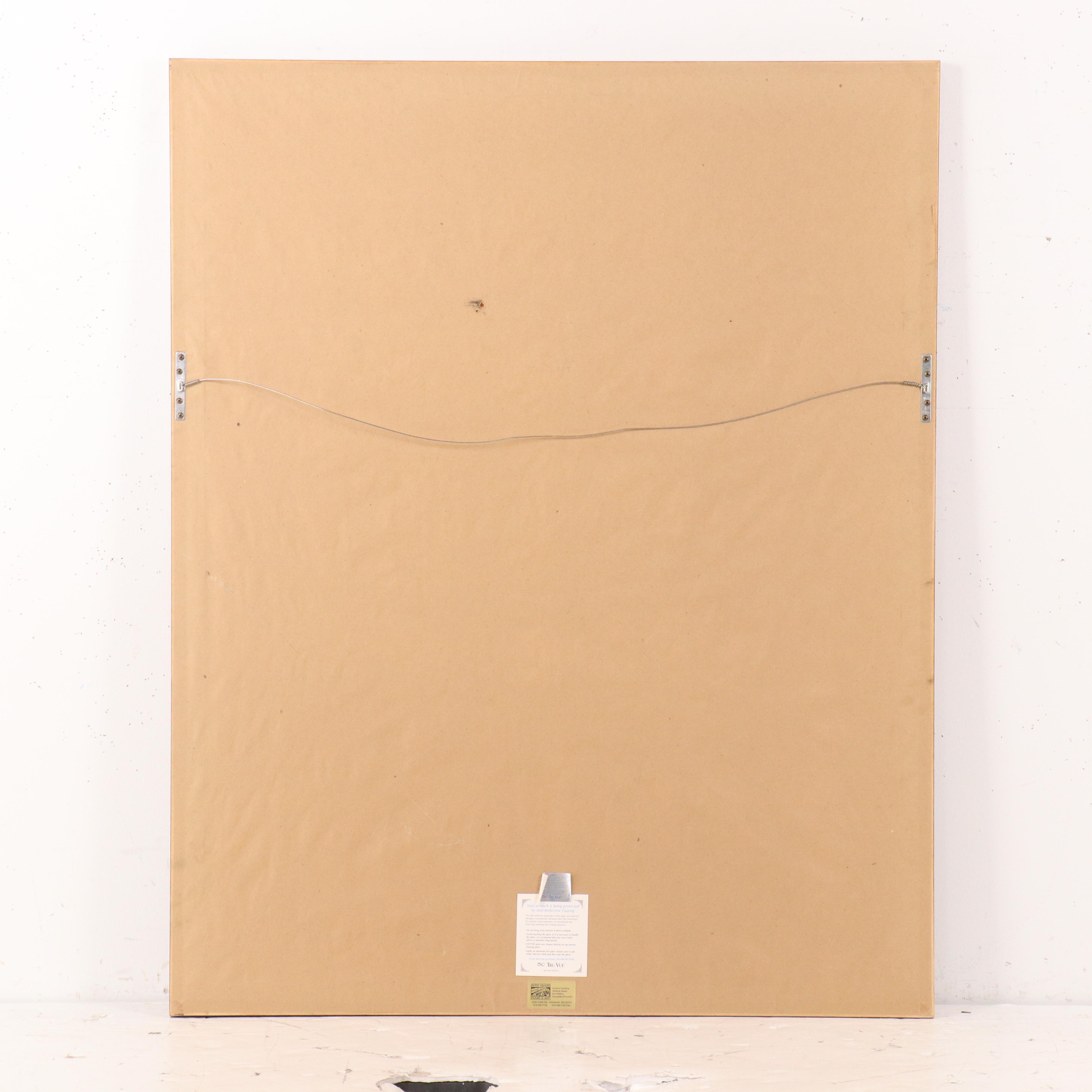 W. D. Gaither Offset Lithograph "Feeding Time," 1976