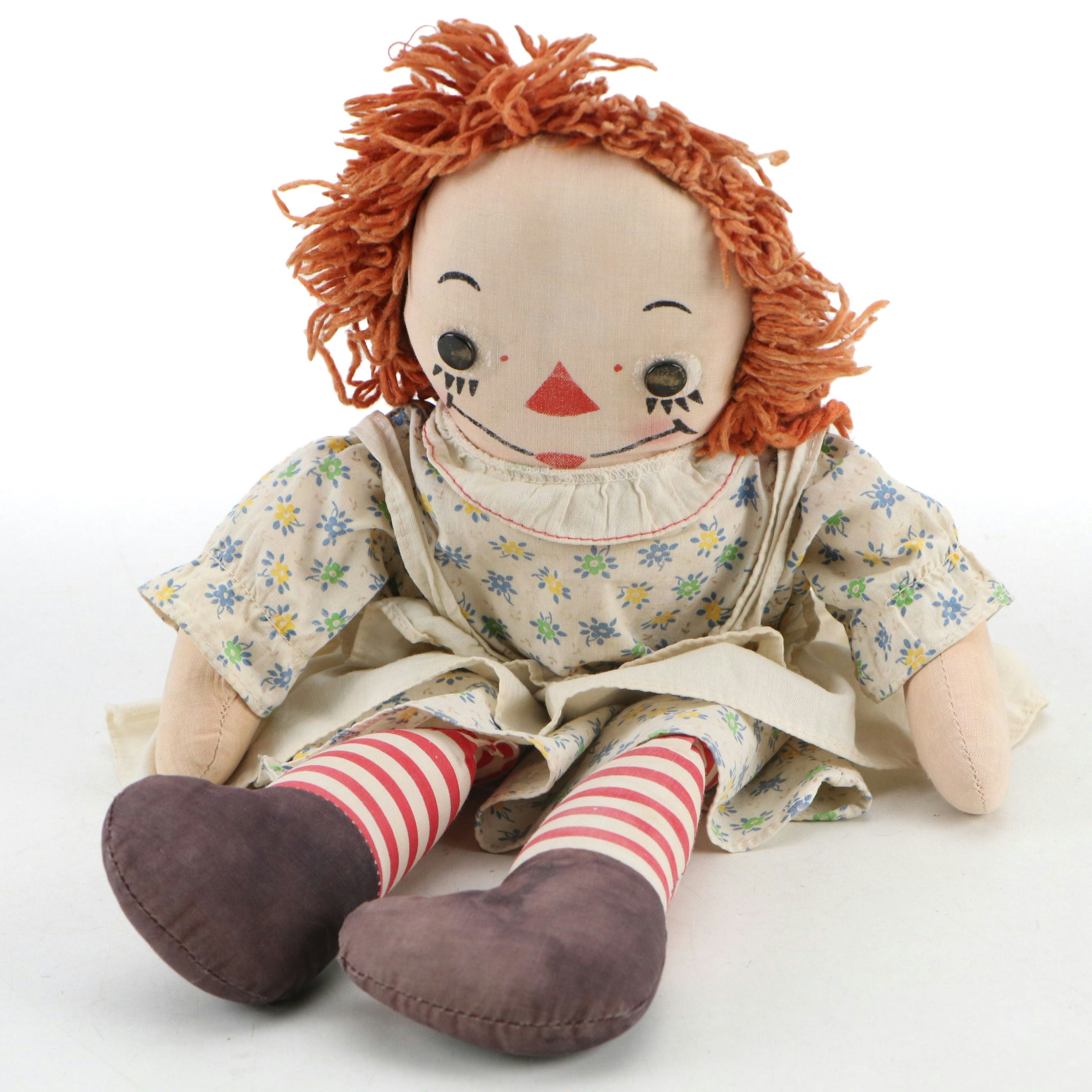 Vintage Raggedy Ann Doll