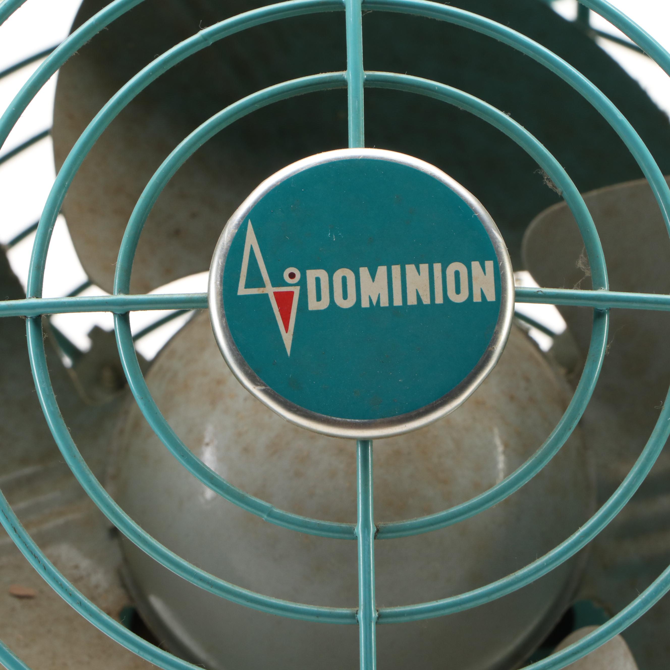 Dominion Mid Century Modern Portable Metal Fan