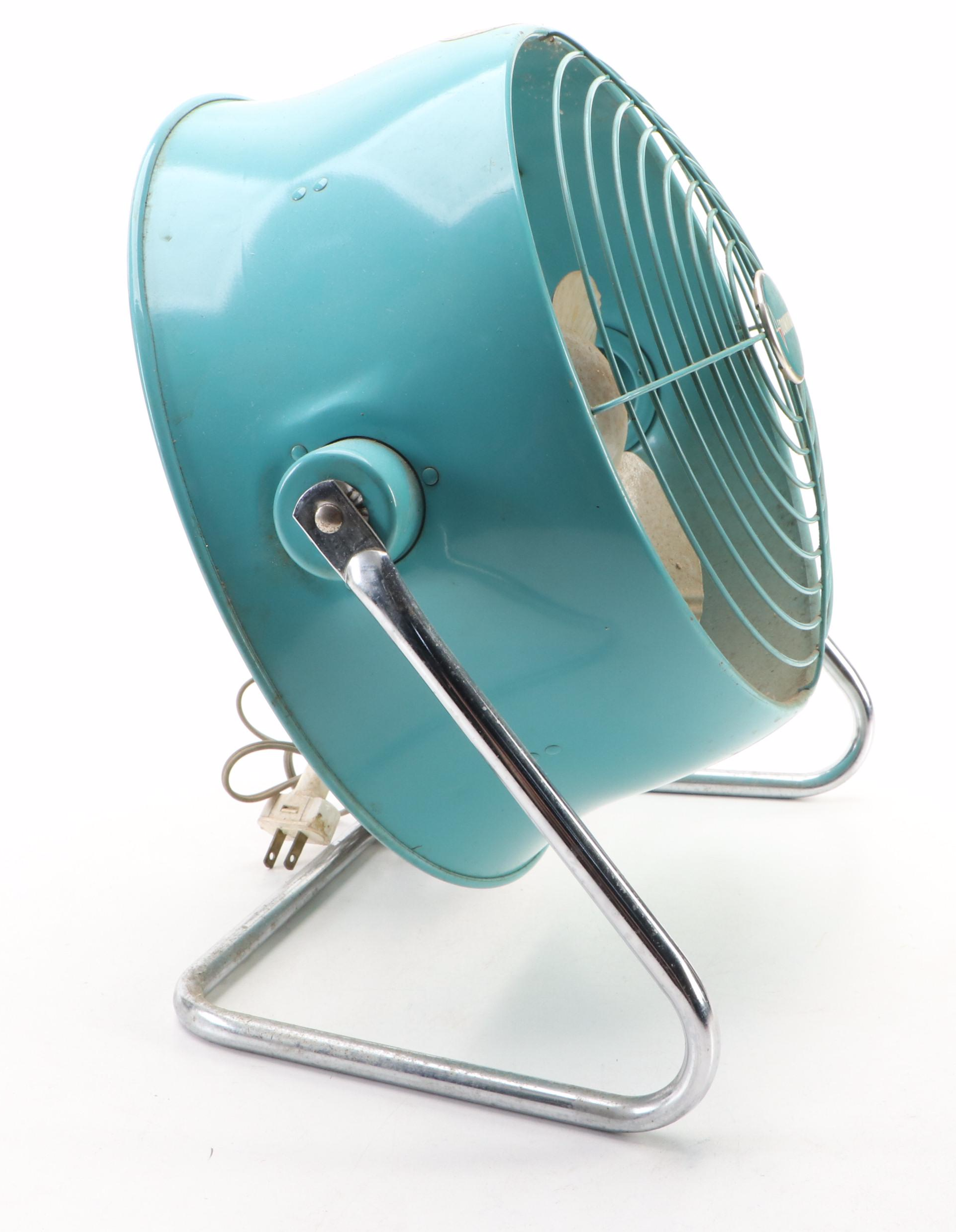 Dominion Mid Century Modern Portable Metal Fan