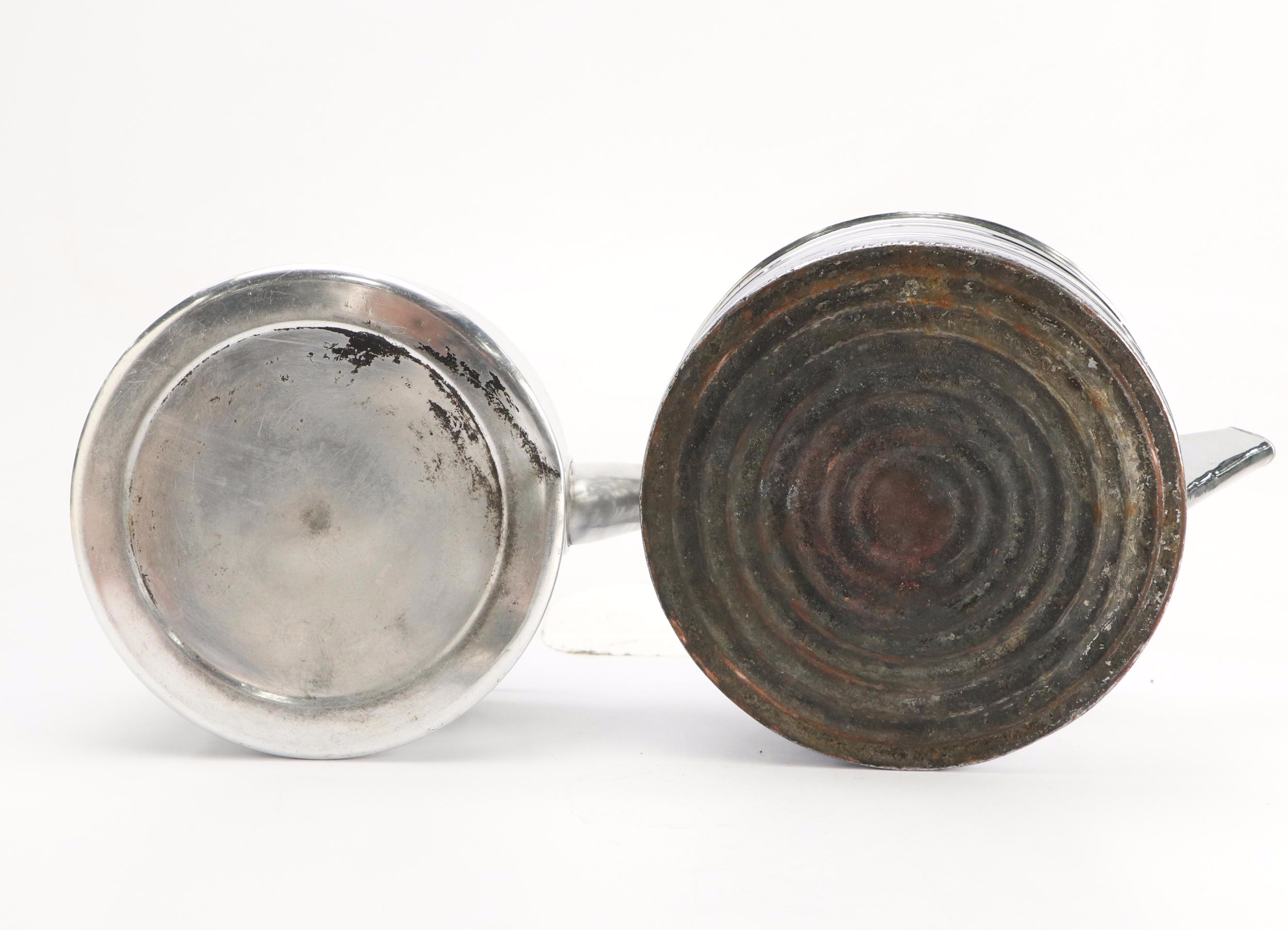 Revere Ware Copper with Art Deco Style Aluminum Kettles, Early/Mid-20th Century