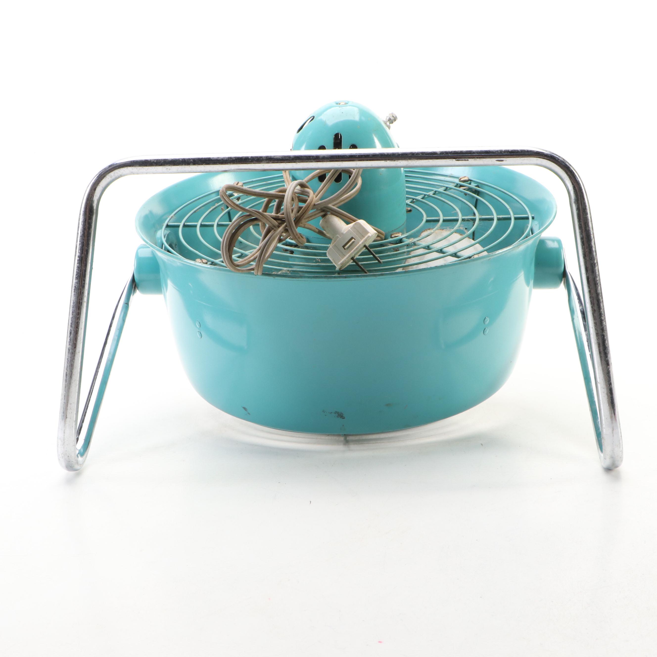 Dominion Mid Century Modern Portable Metal Fan