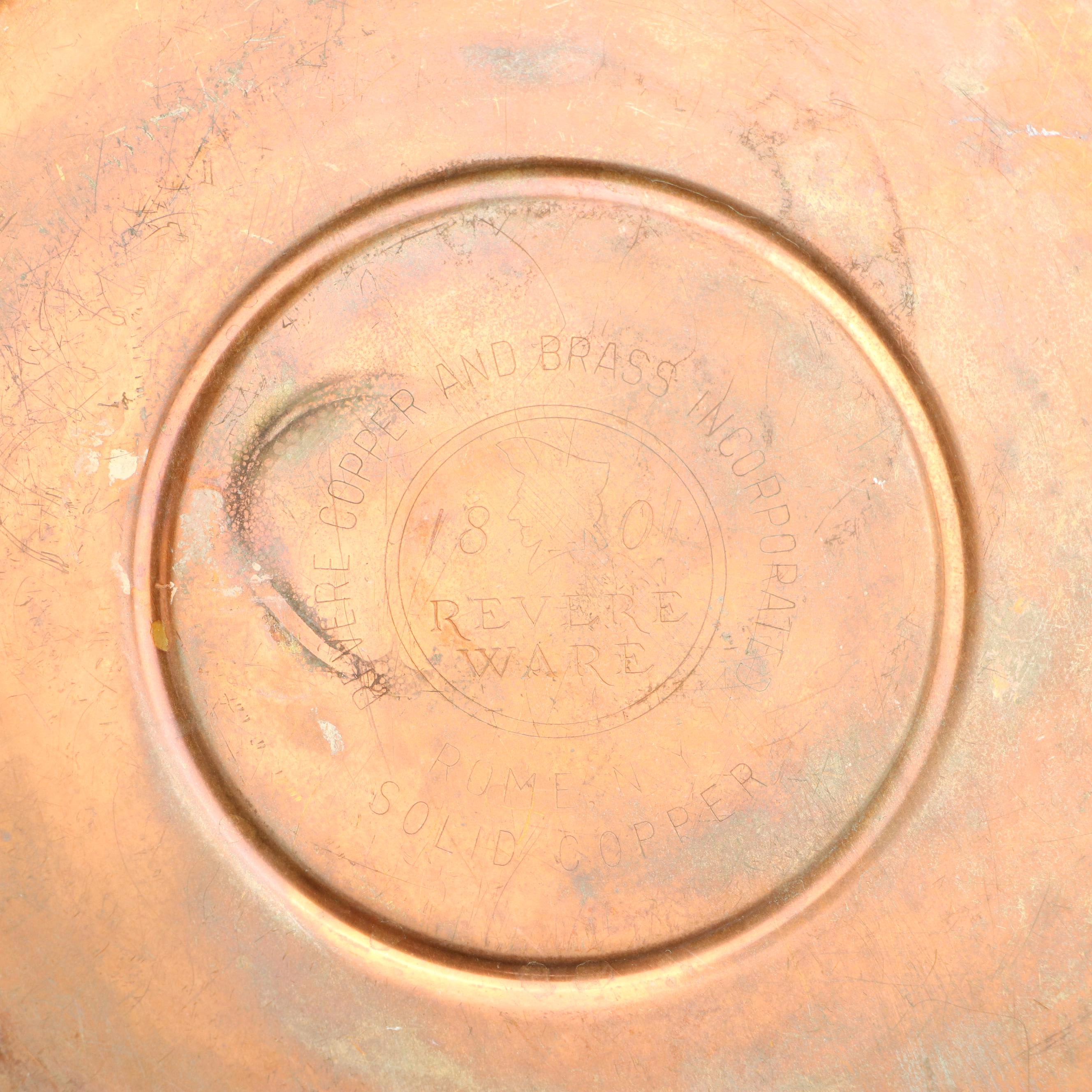 Revere Ware Copper with Art Deco Style Aluminum Kettles, Early/Mid-20th Century