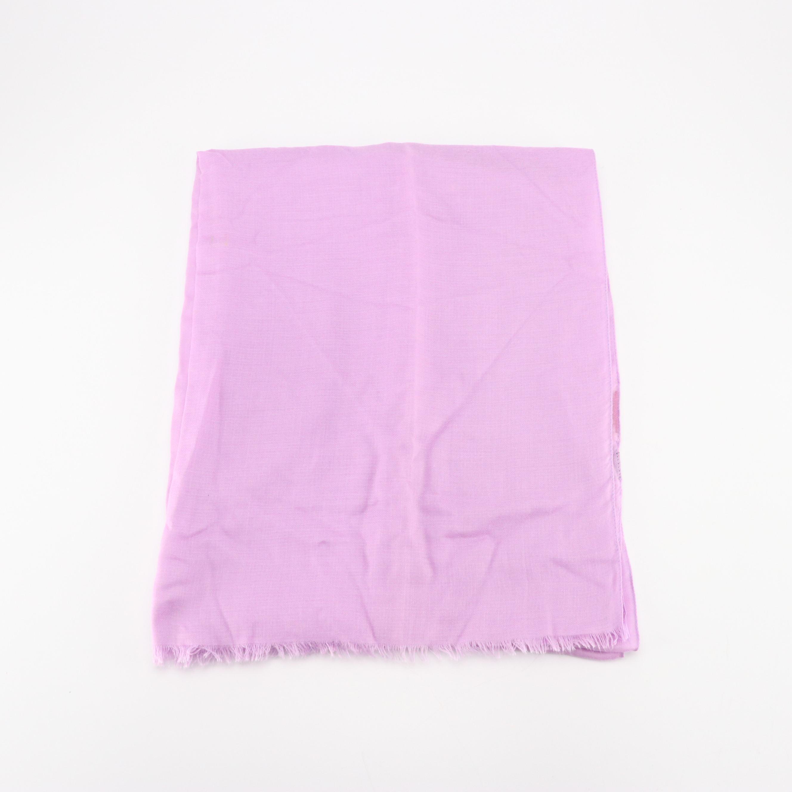 Sermoneta Purple Cashmere and Modal Scarf/Wrap
