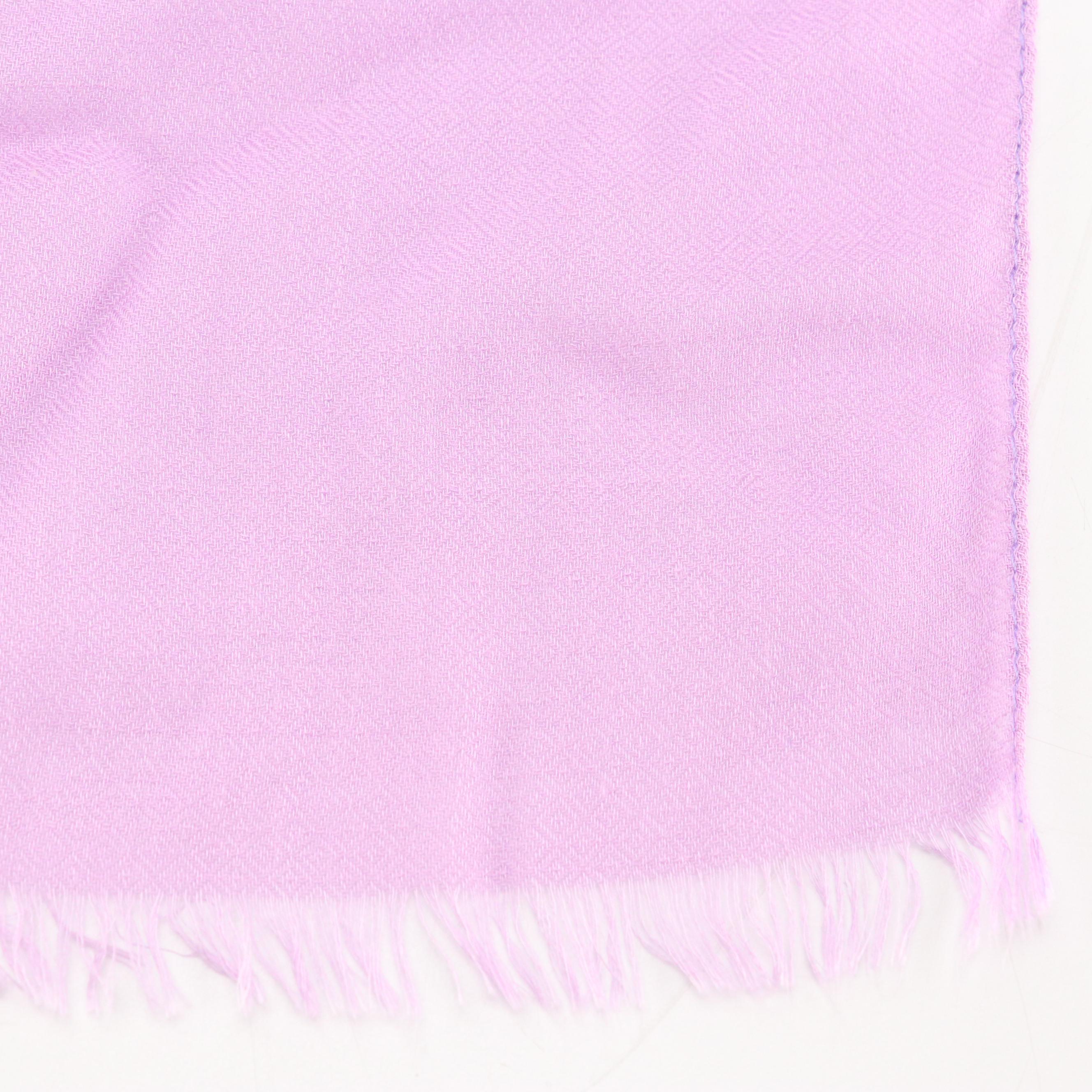Sermoneta Purple Cashmere and Modal Scarf/Wrap