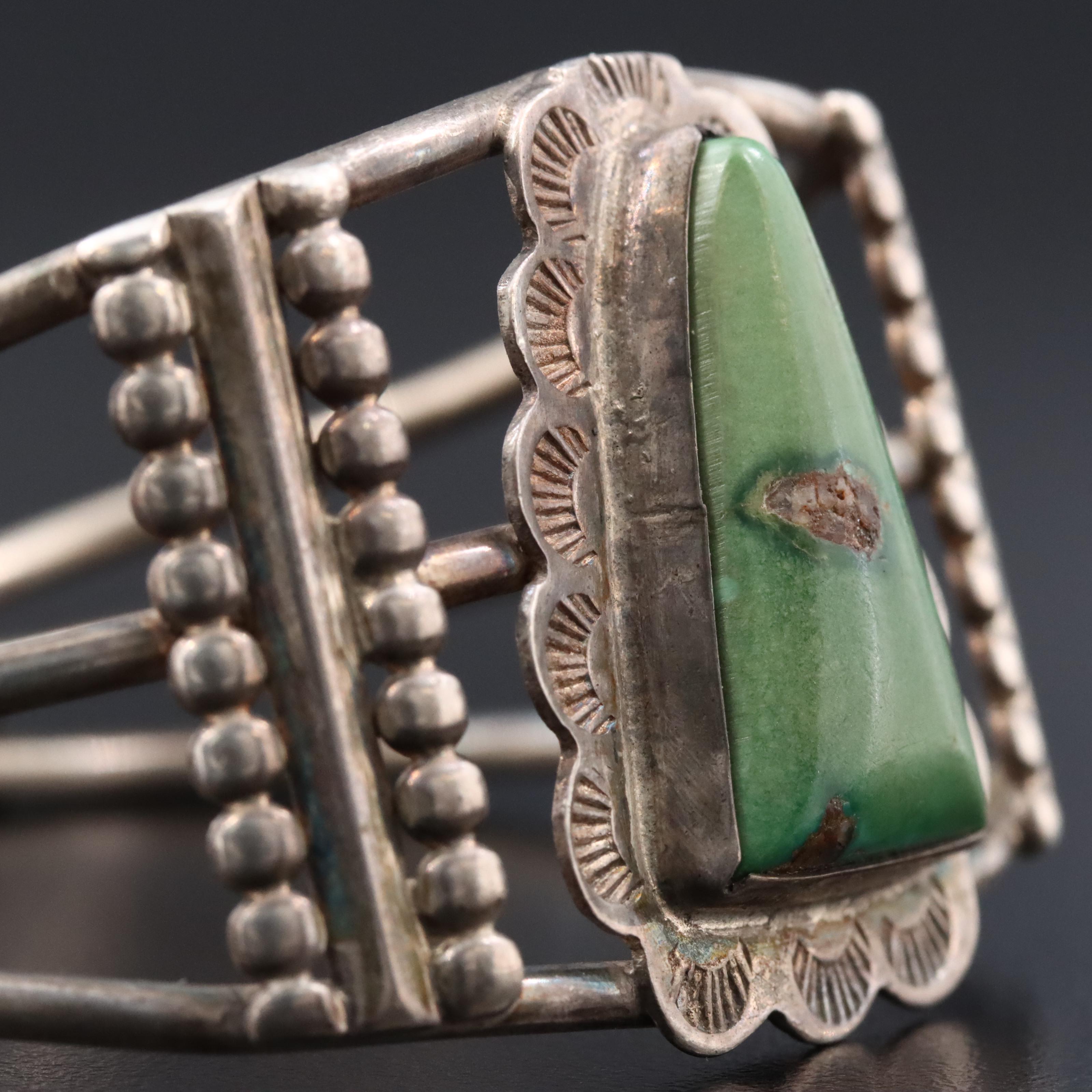 Southwestern Turquoise Sterling Cuff