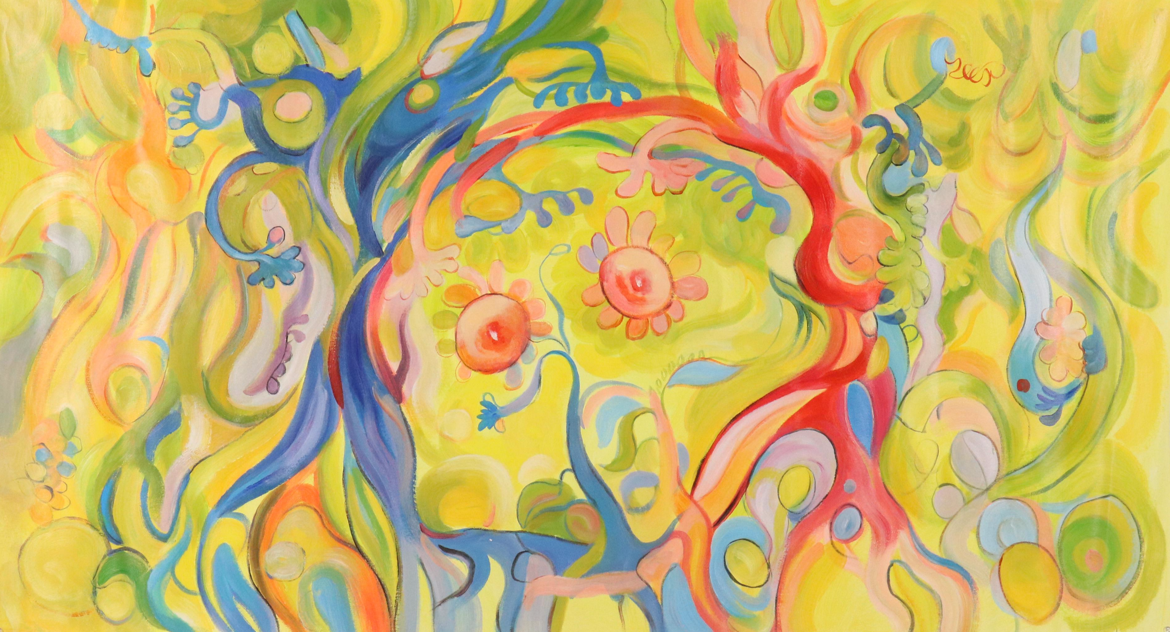 Zheng Figural Surrealist Oil Painting, 21st Century