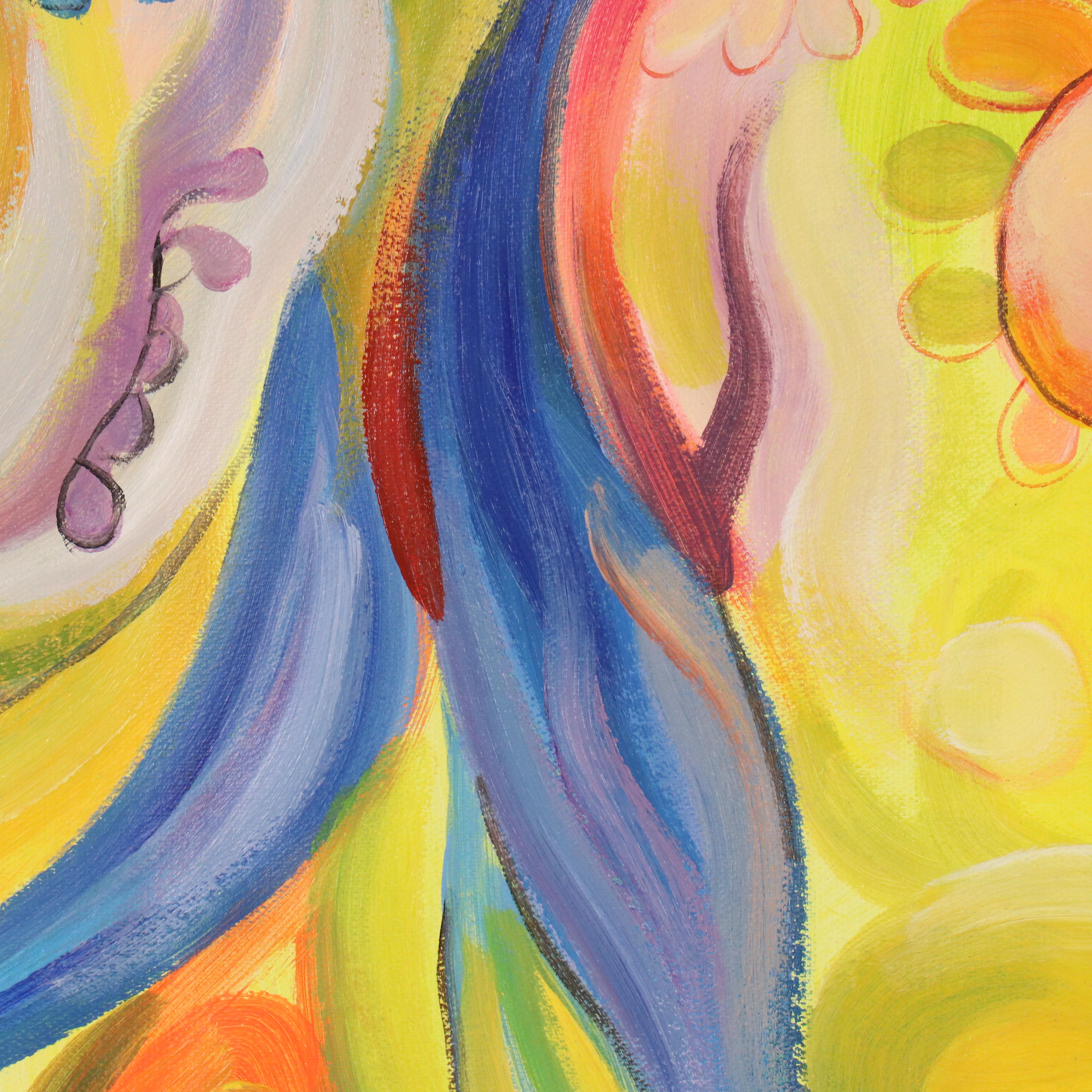 Zheng Figural Surrealist Oil Painting, 21st Century