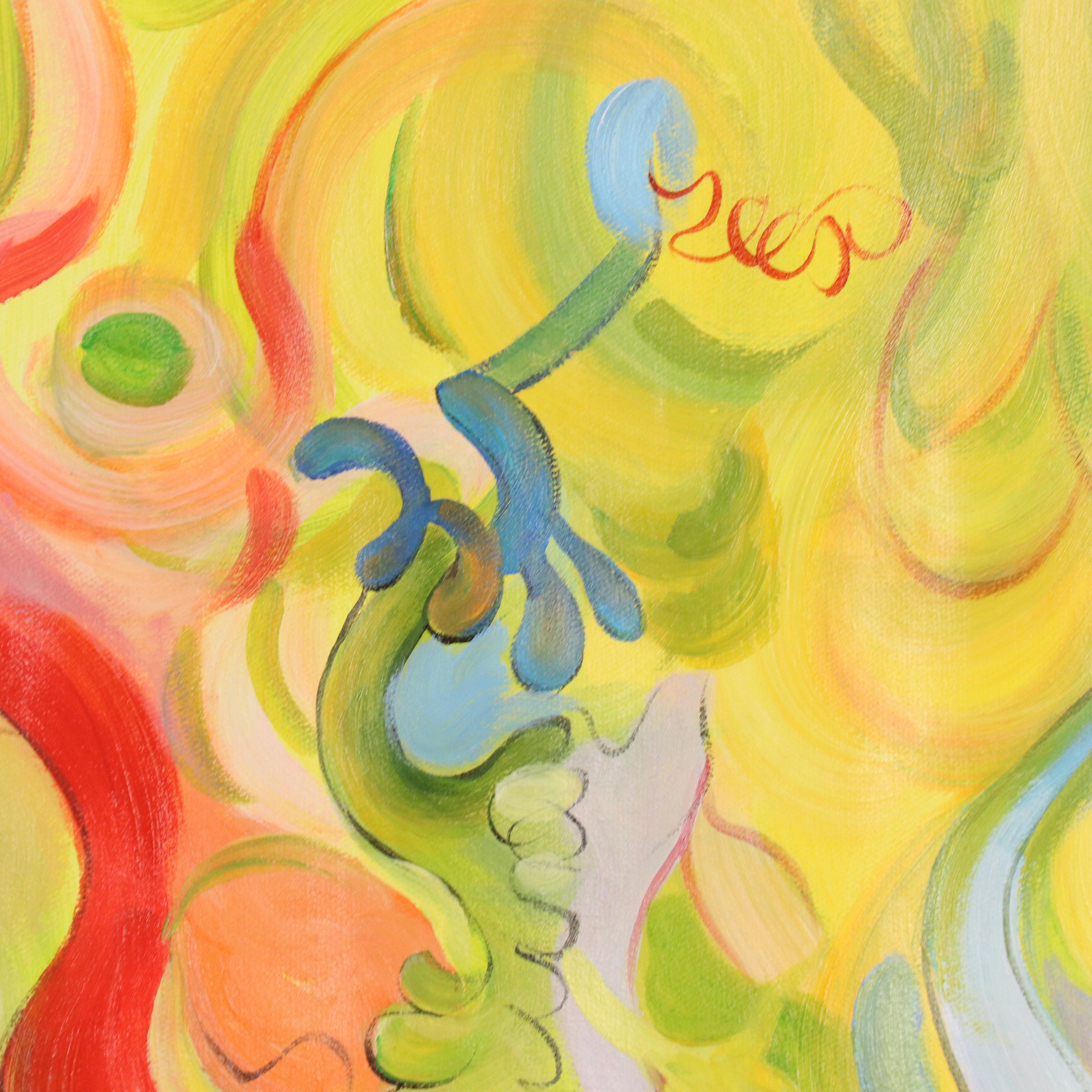 Zheng Figural Surrealist Oil Painting, 21st Century