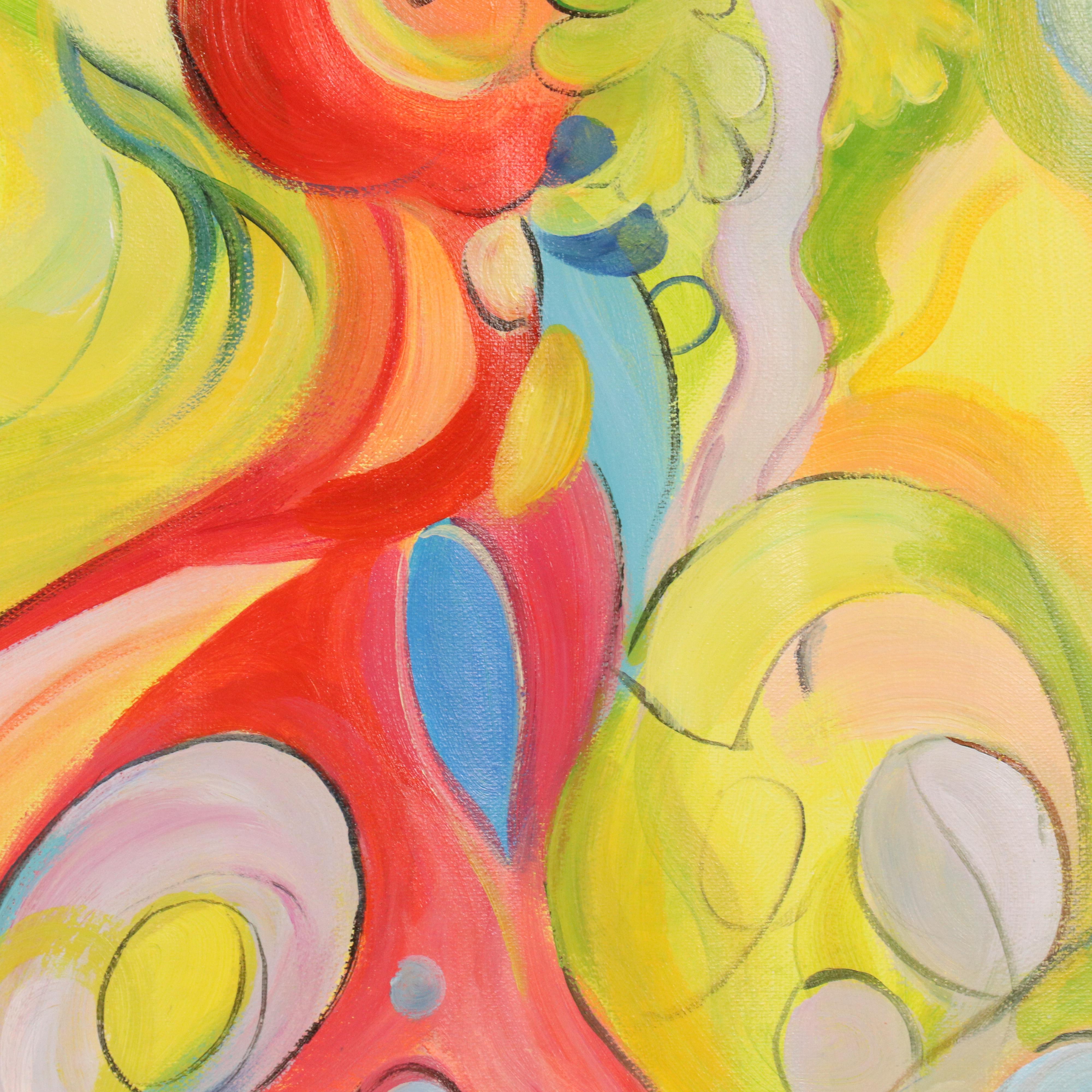 Zheng Figural Surrealist Oil Painting, 21st Century