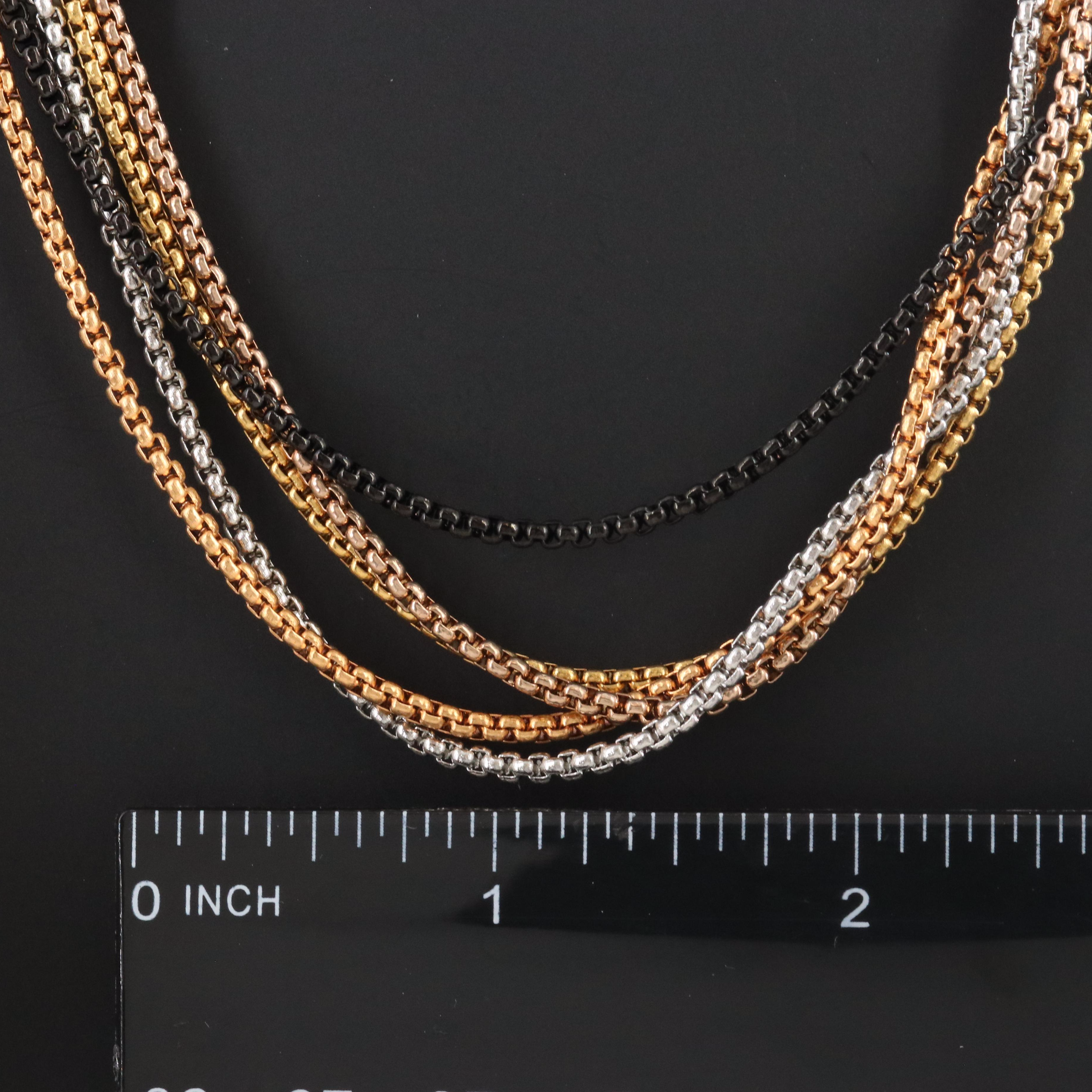 Alor Stainless Multi Color Necklace