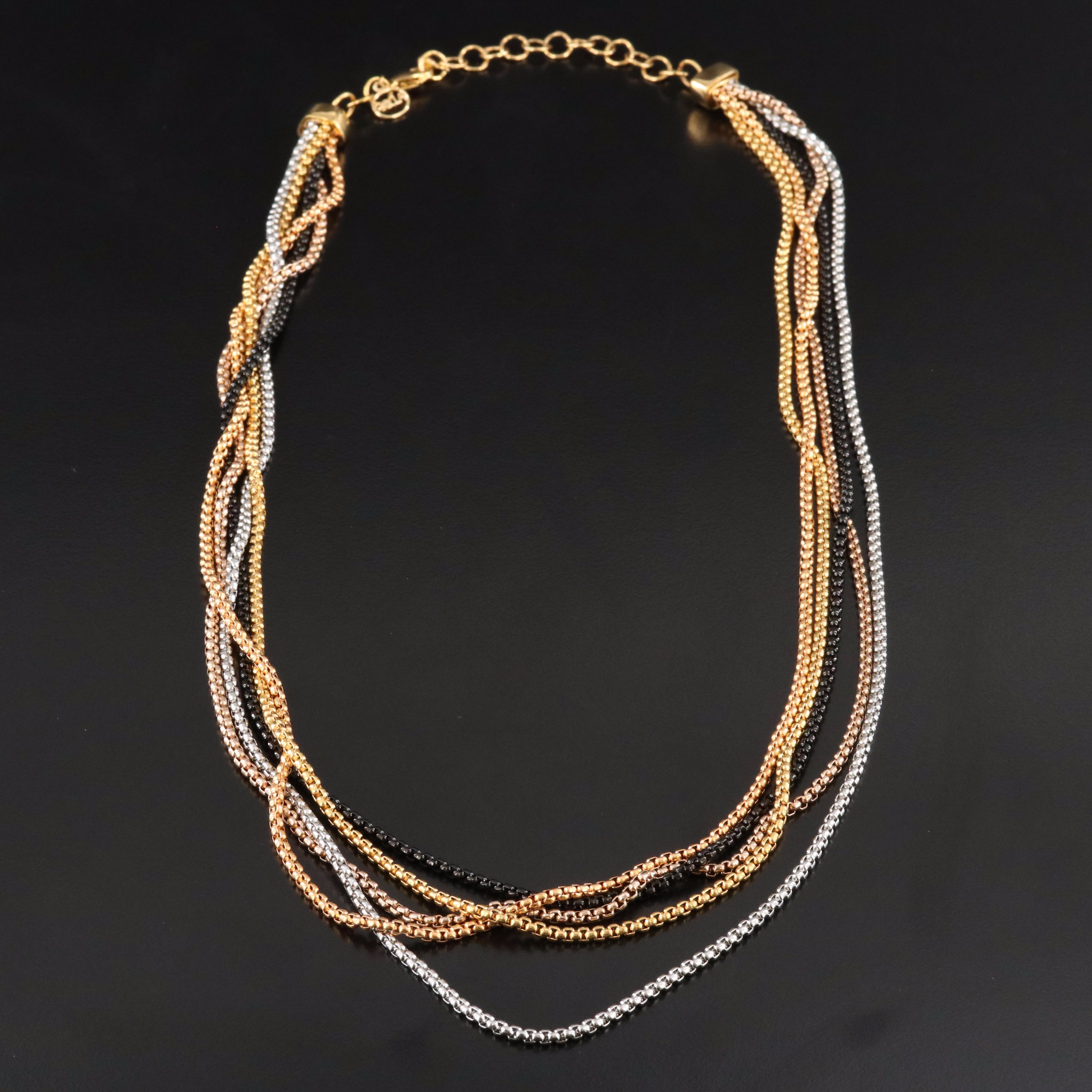Alor Stainless Multi Color Necklace