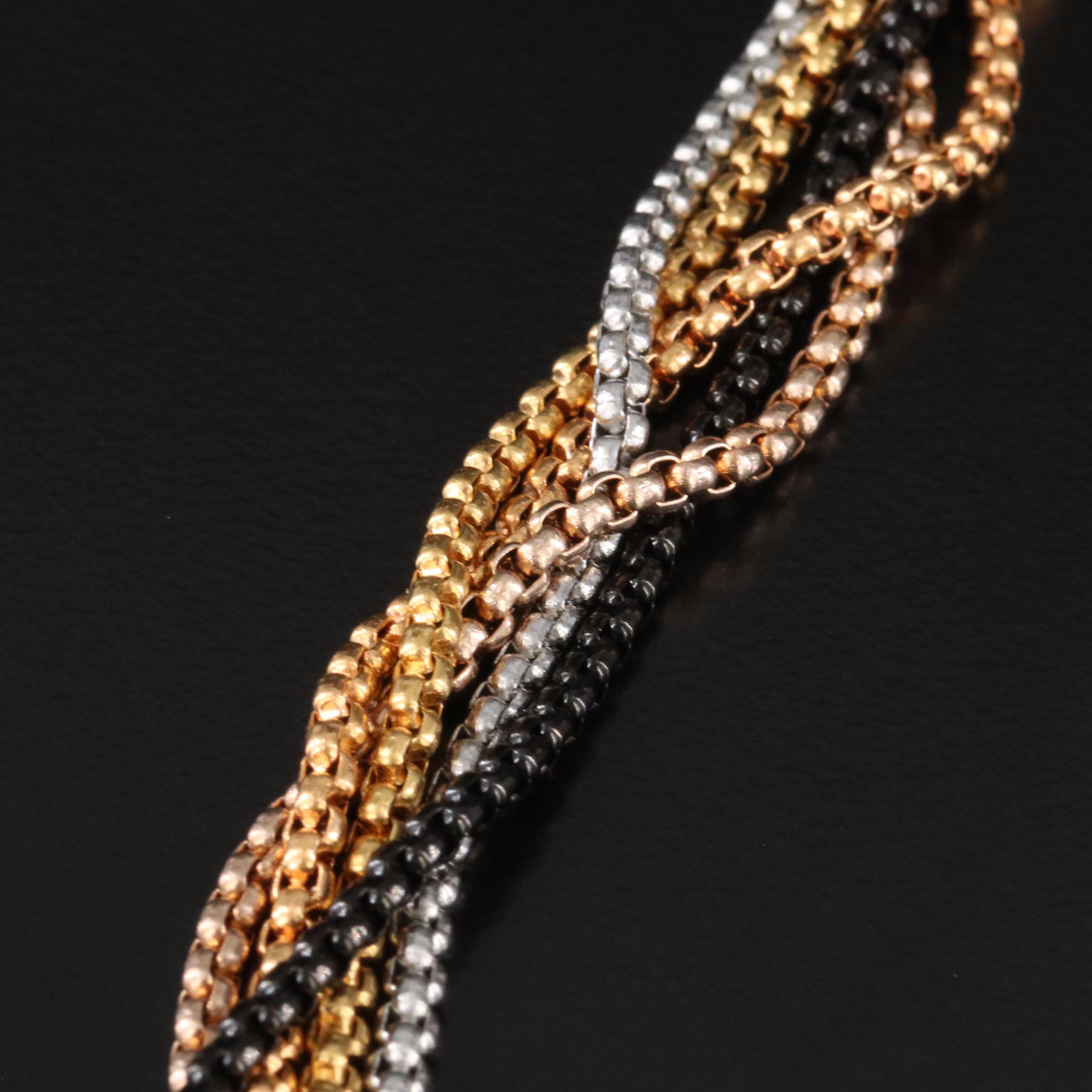 Alor Stainless Multi Color Necklace