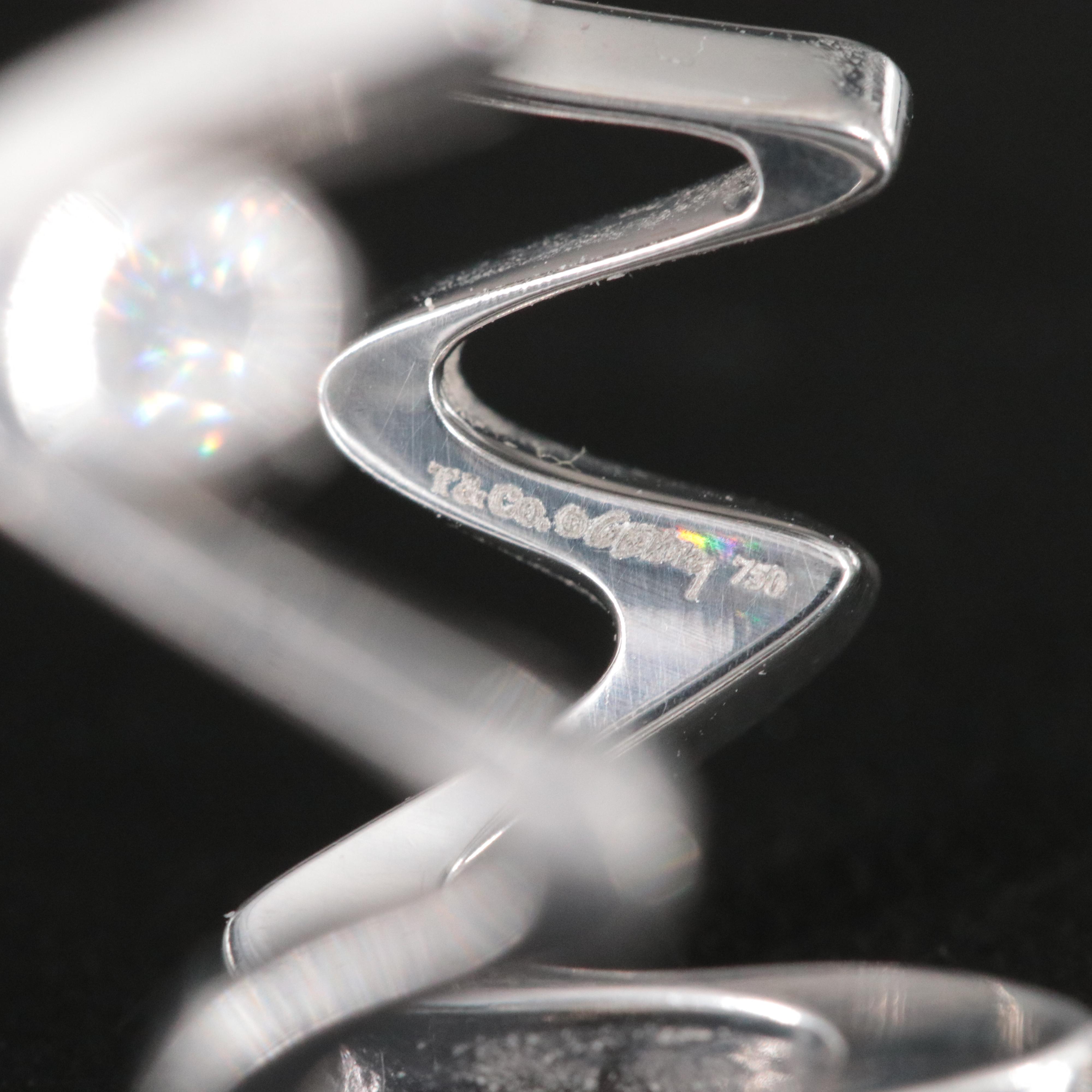 Frank Gehry for Tiffany & Co. Equus 18K Diamond Accent Ring