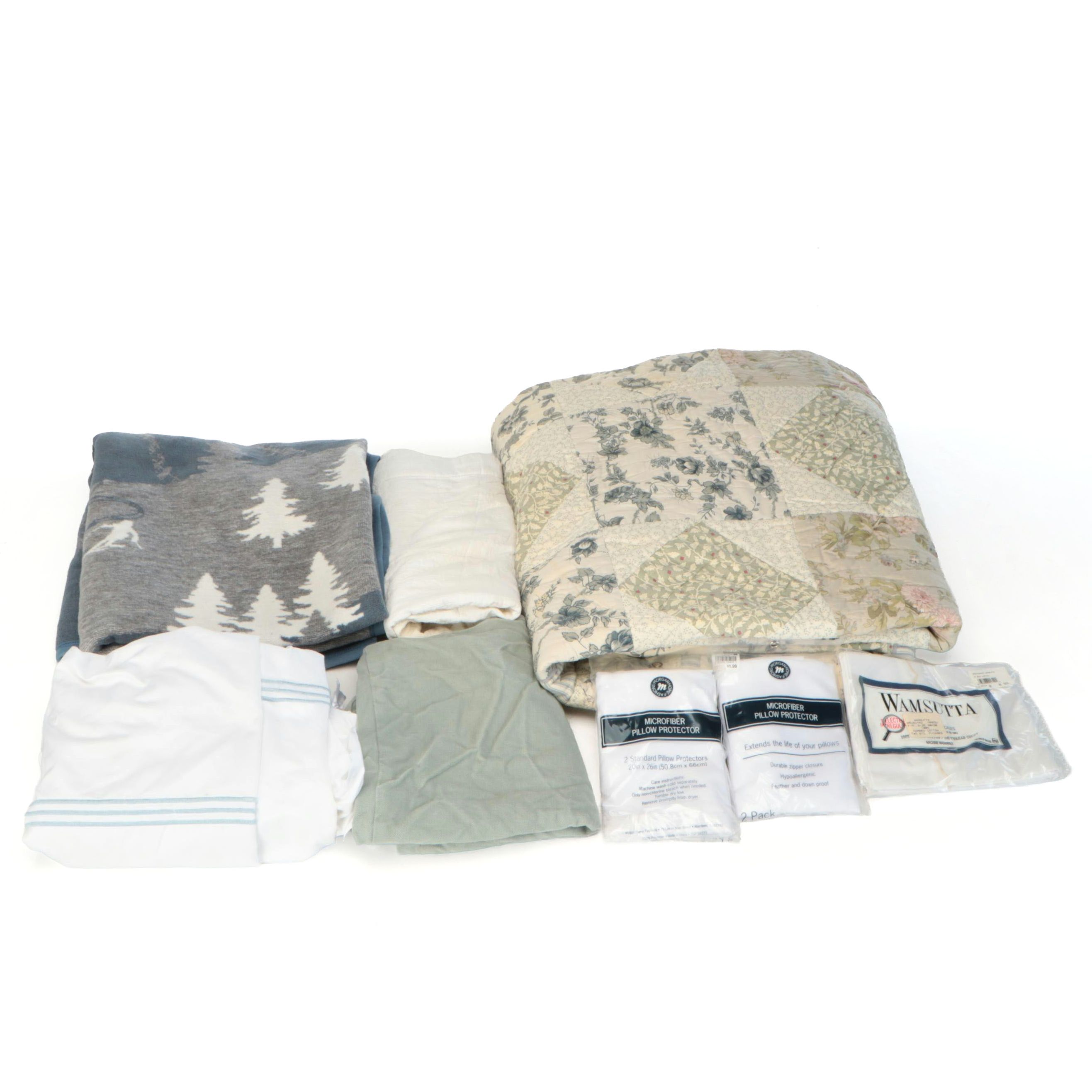 L.L. Bean Cotton Quilt, Wamsutta Cotton Pillowcases, and More Bedding