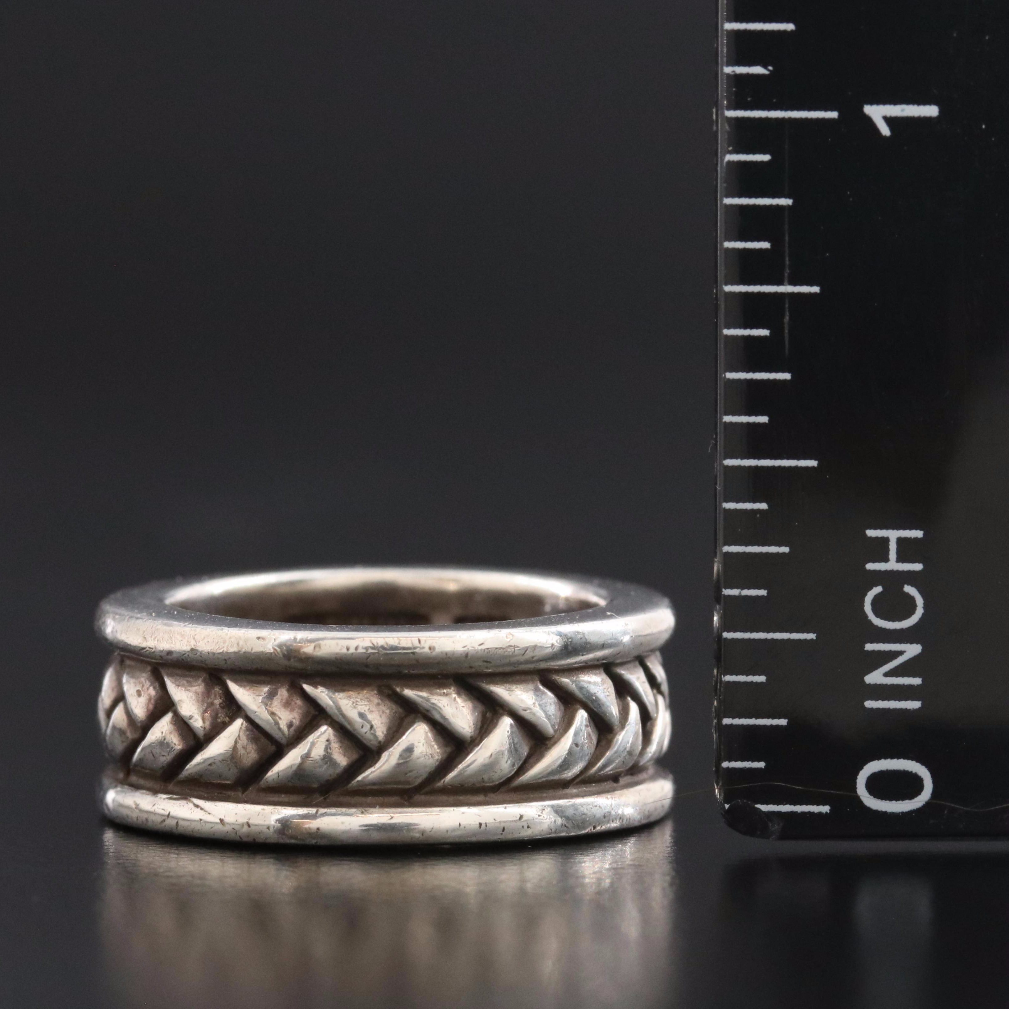 Barry Kieselstein-Cord Sterling Braided Band