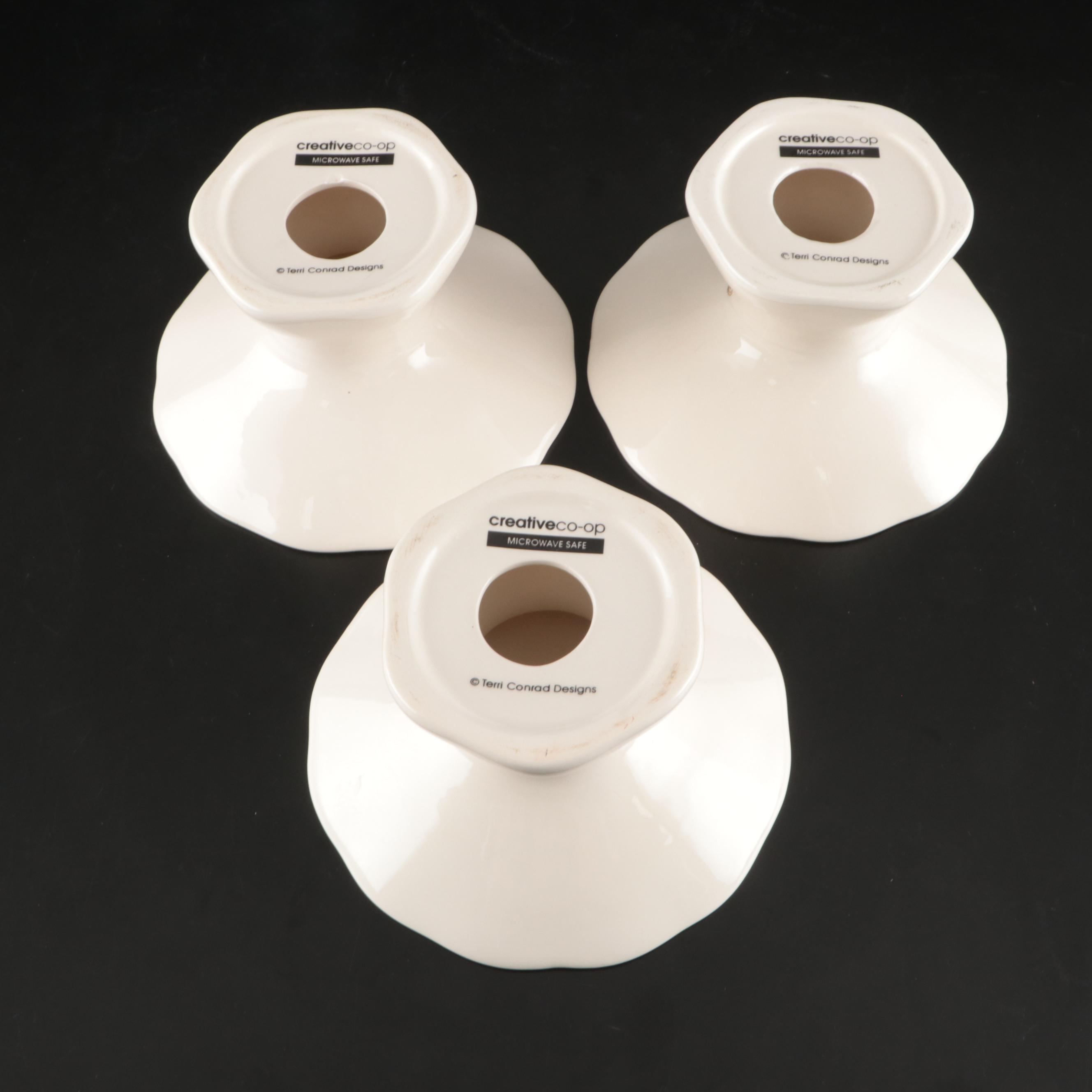 Terri Conrad Designs for Creative Co-Op Ceramic Compotes