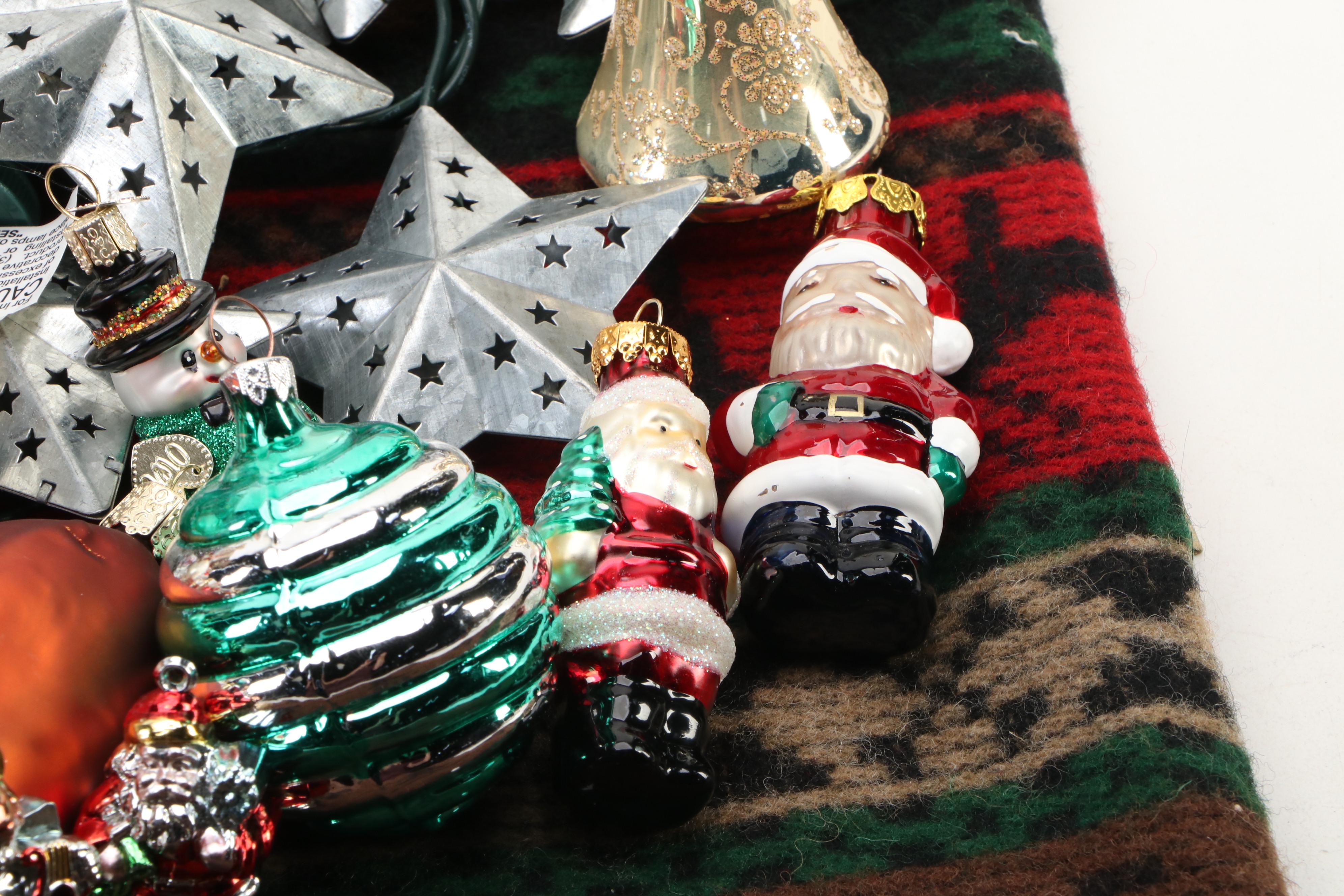 Old World Christmas with Other Christmas Ornaments, Figurines and More