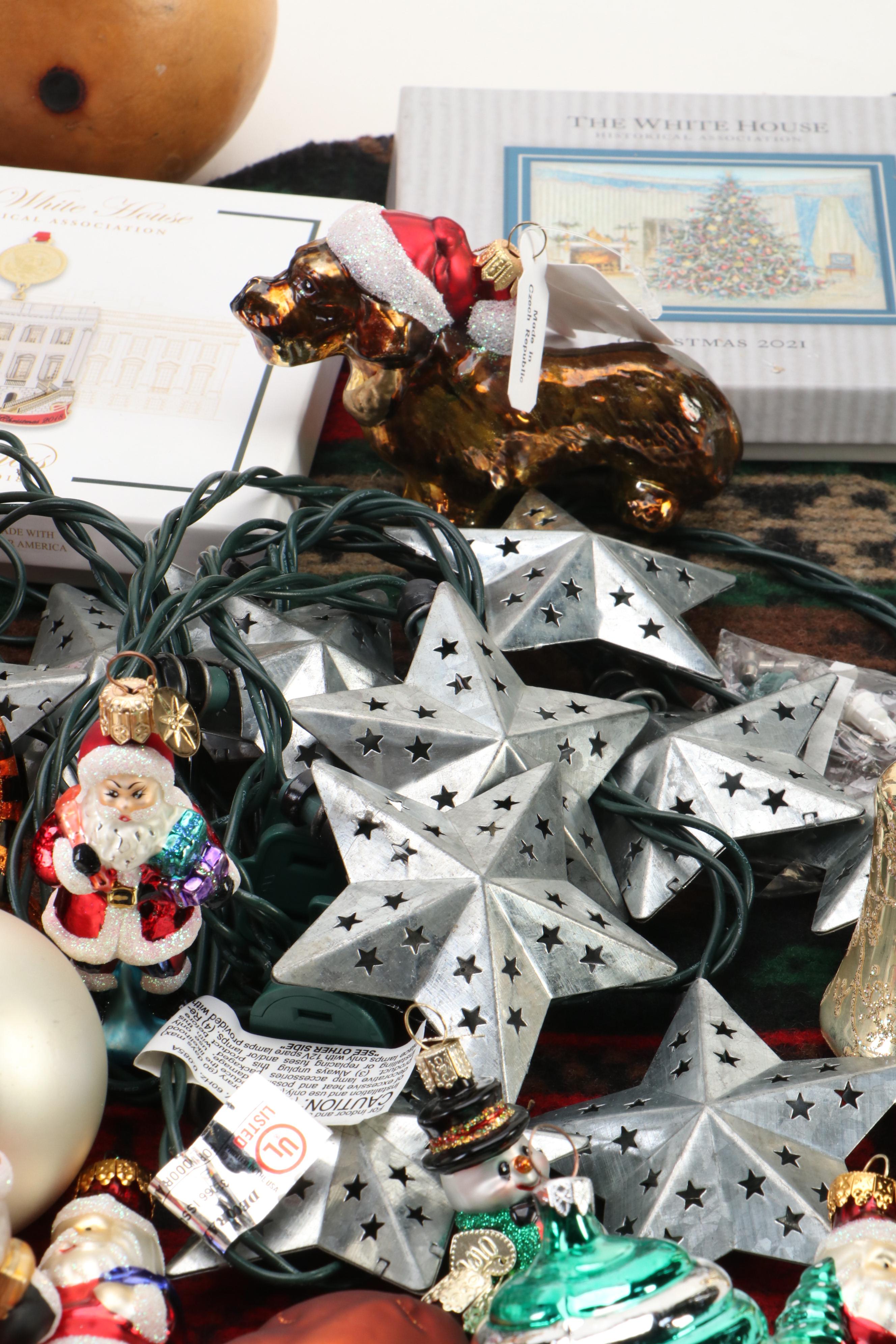 Old World Christmas with Other Christmas Ornaments, Figurines and More