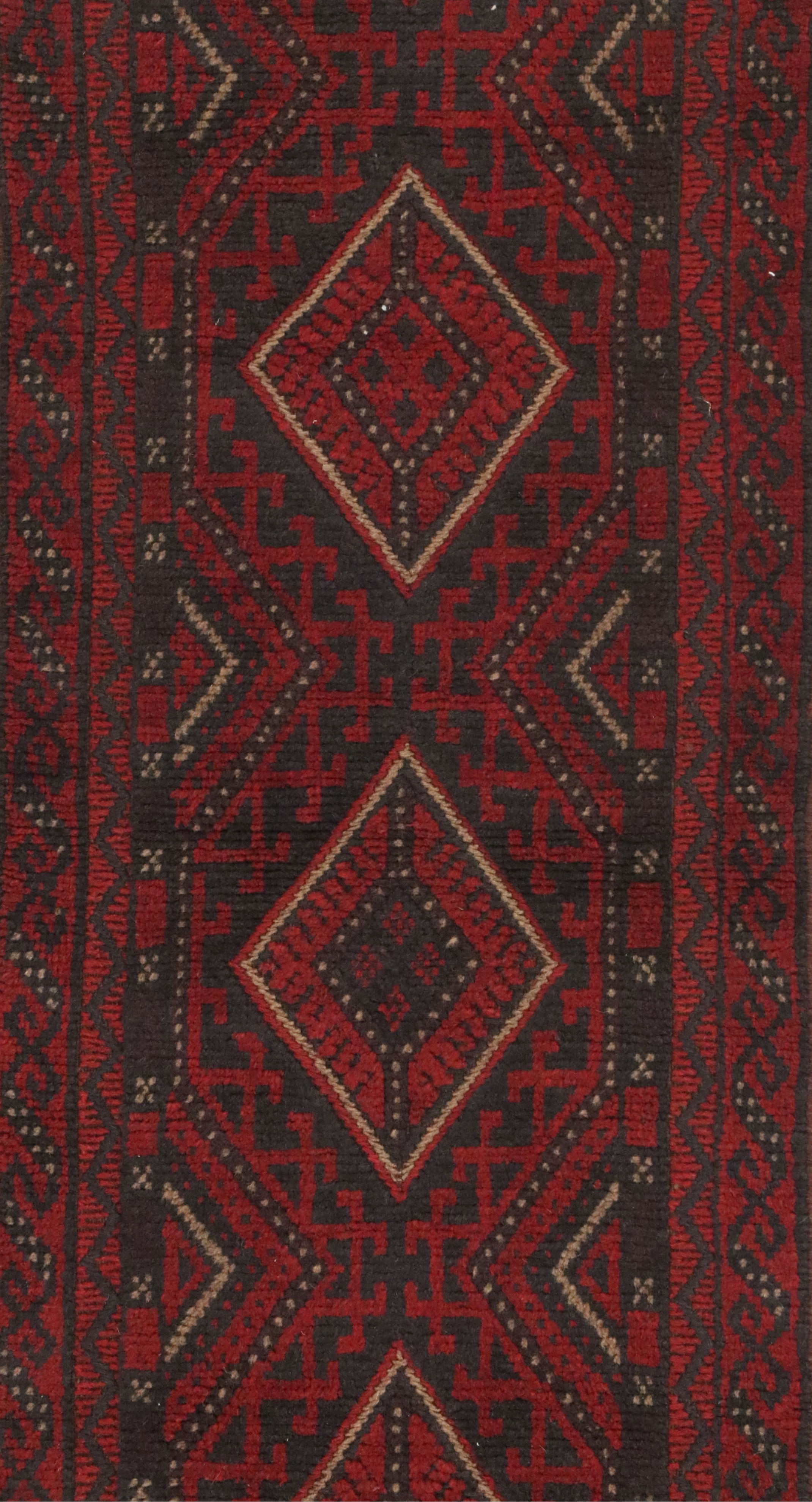 2' x 7'9 Handwoven Afghan Mashwani Carpet Runner