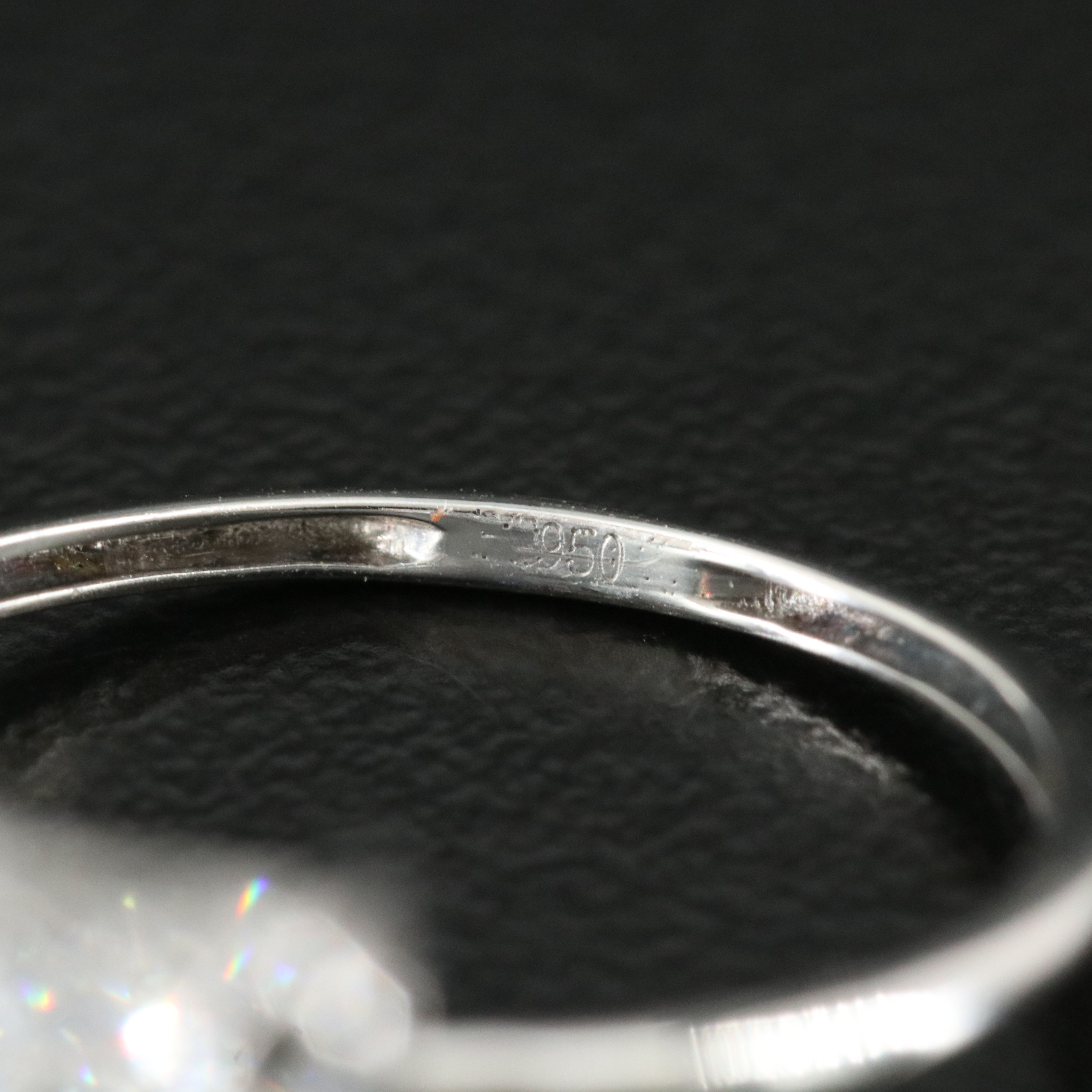 Platinum 5.55 CT Lab Grown Diamond Solitaire Ring with IGI Report