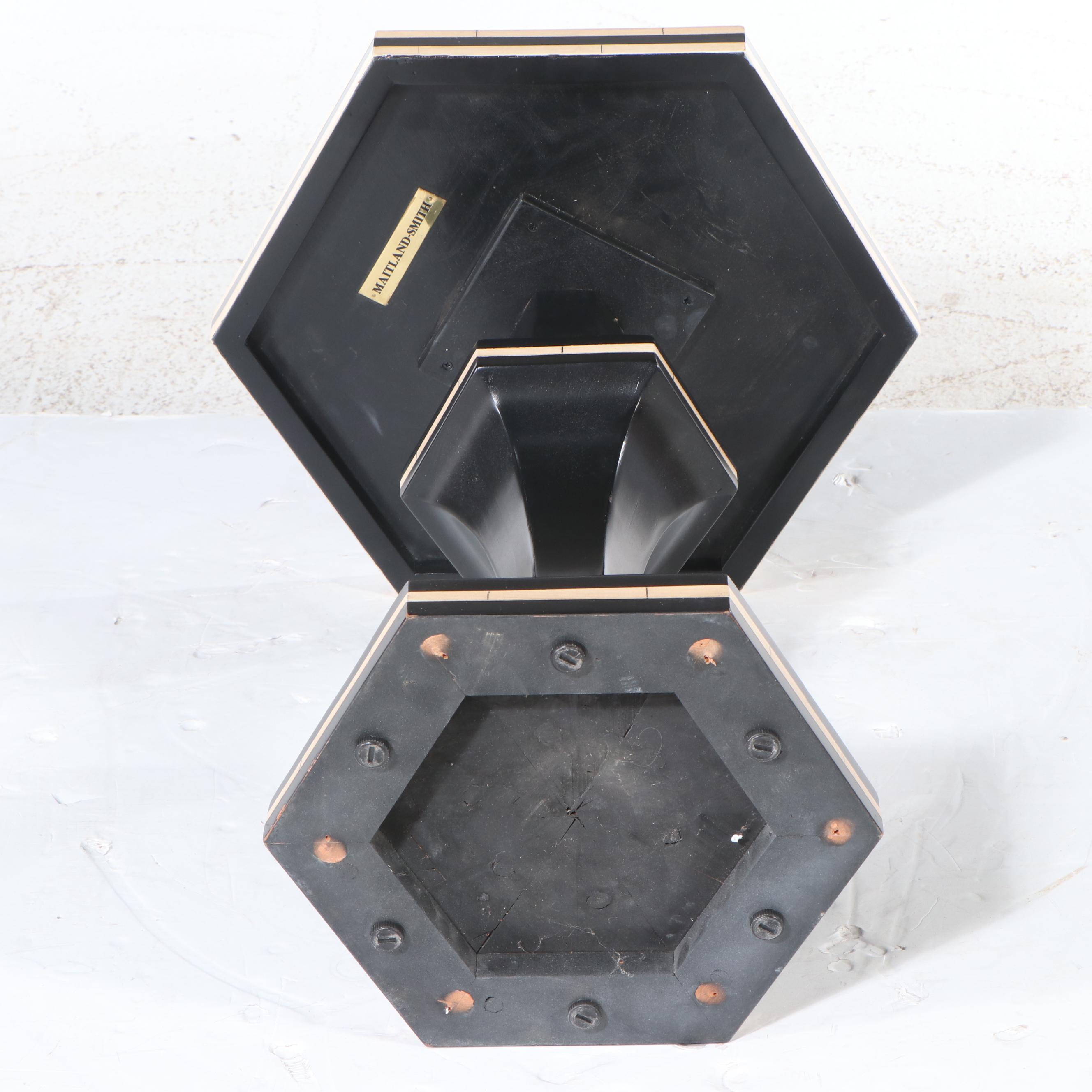 Maitland-Smith Painted Wood "Gillian" Occasional Table