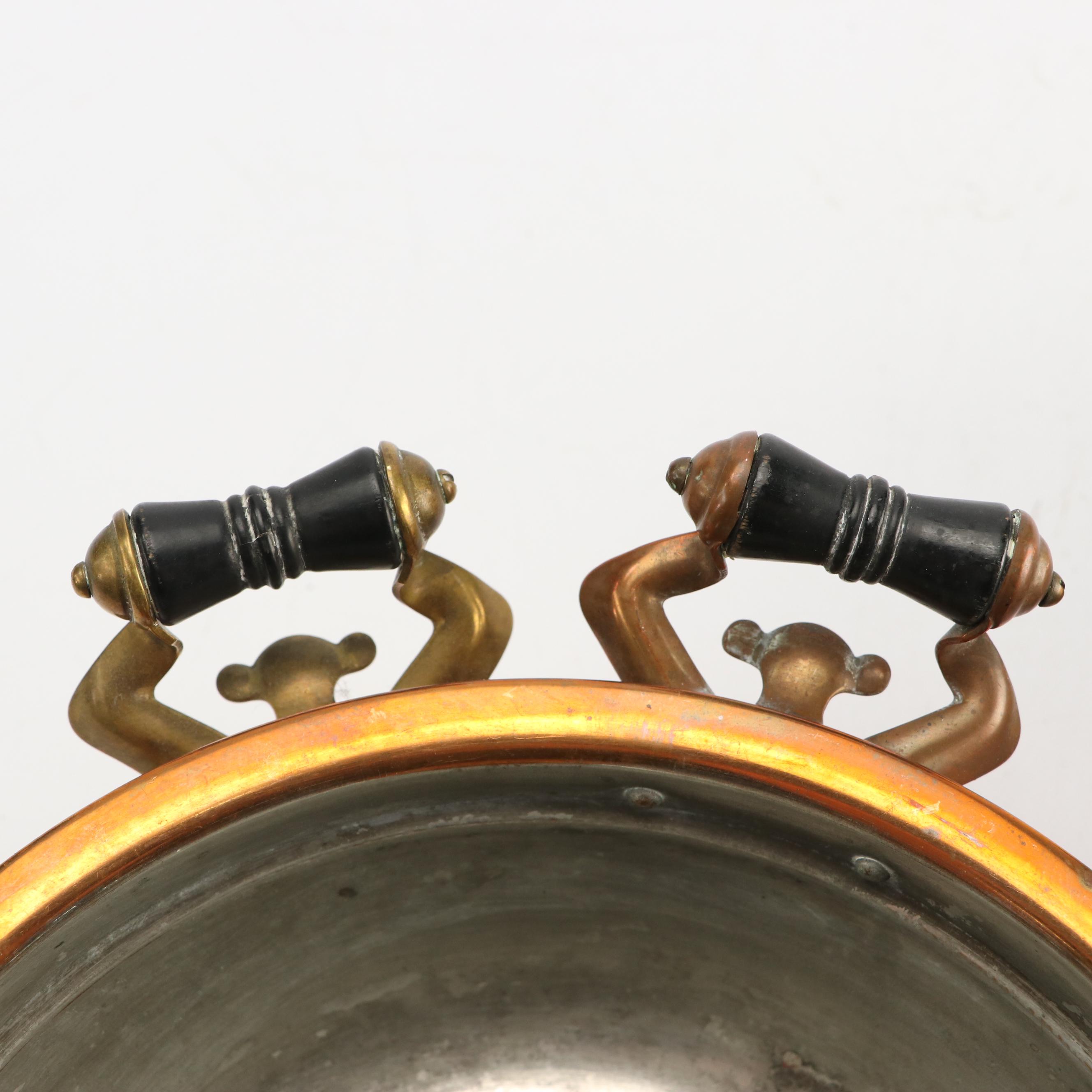 Sigg, S. Sternau & Co., and Other Copper Pots, Pans, and Chafing Dishes