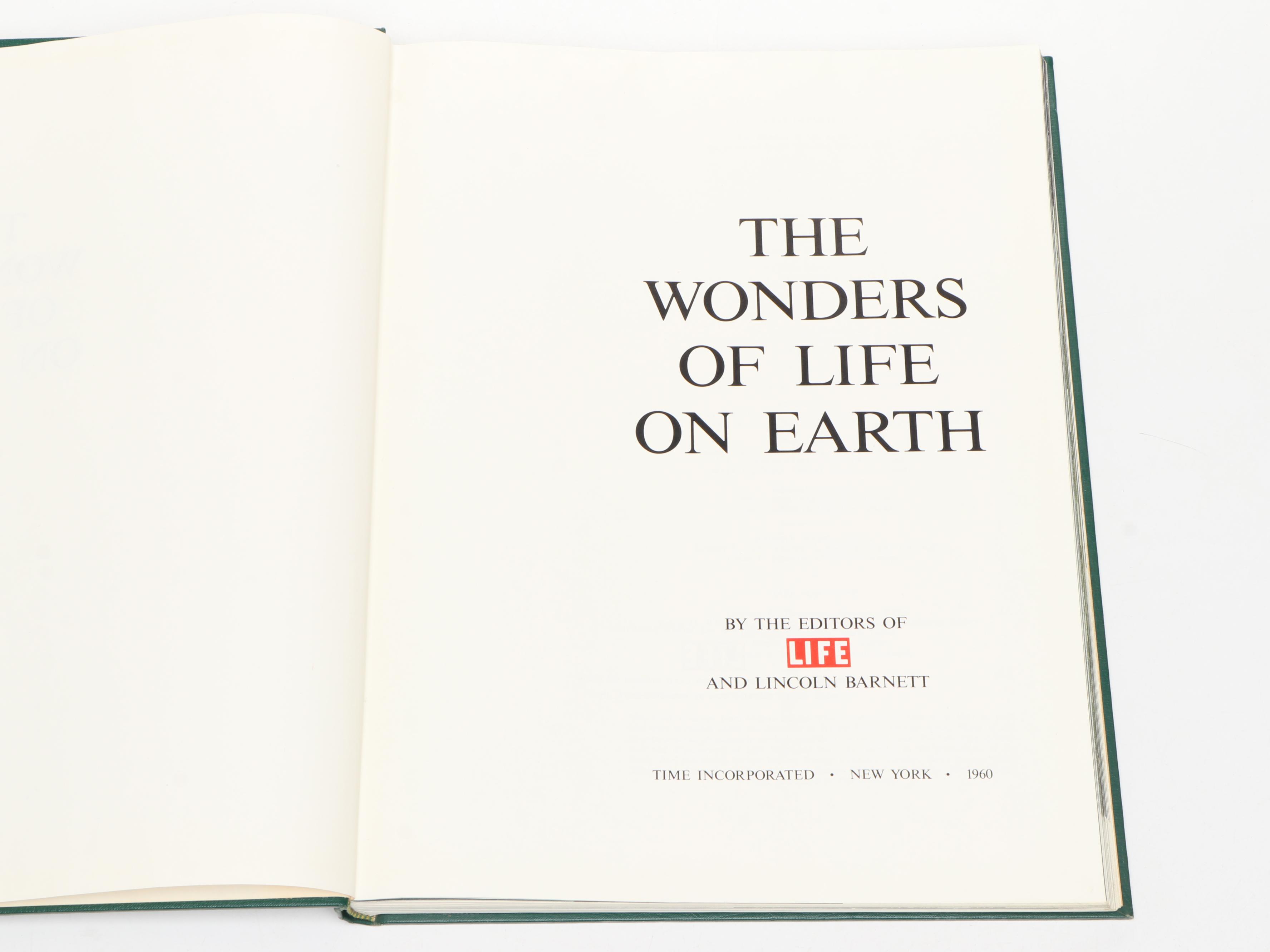 "Atlas of the World" and "Life's Picture History of Western Man" with More Books