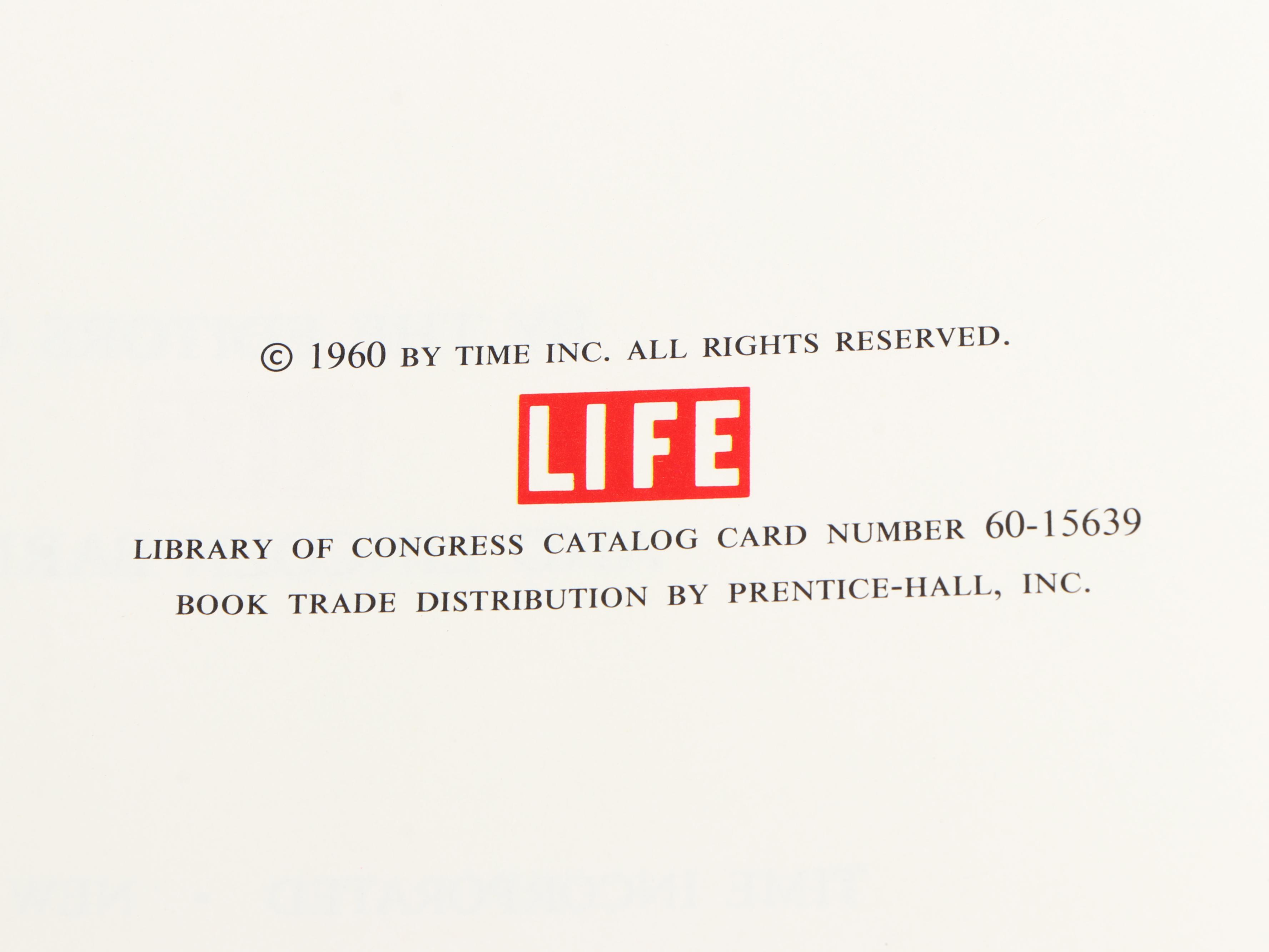 "Atlas of the World" and "Life's Picture History of Western Man" with More Books