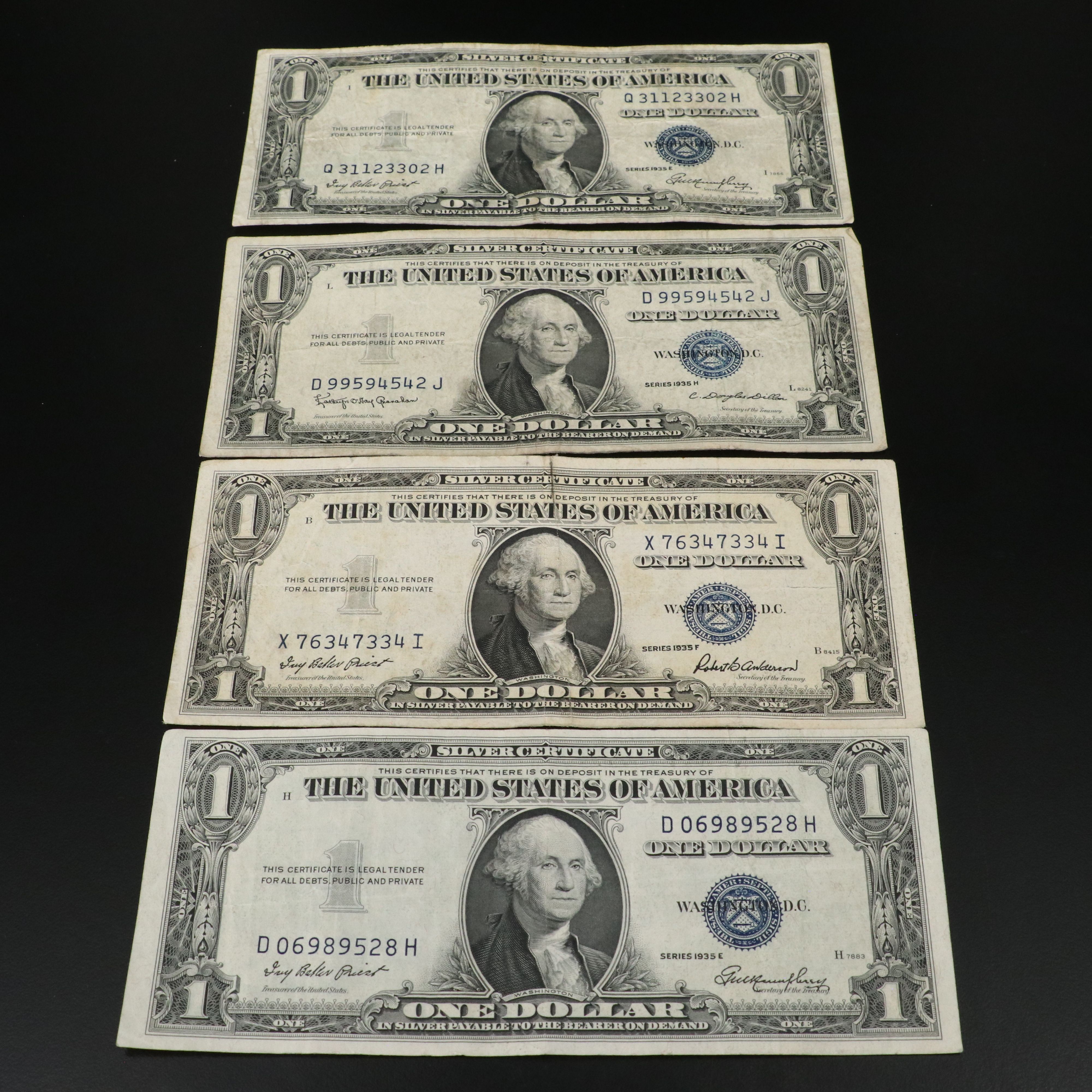 Seventy-Five One Dollar Silver Certificates