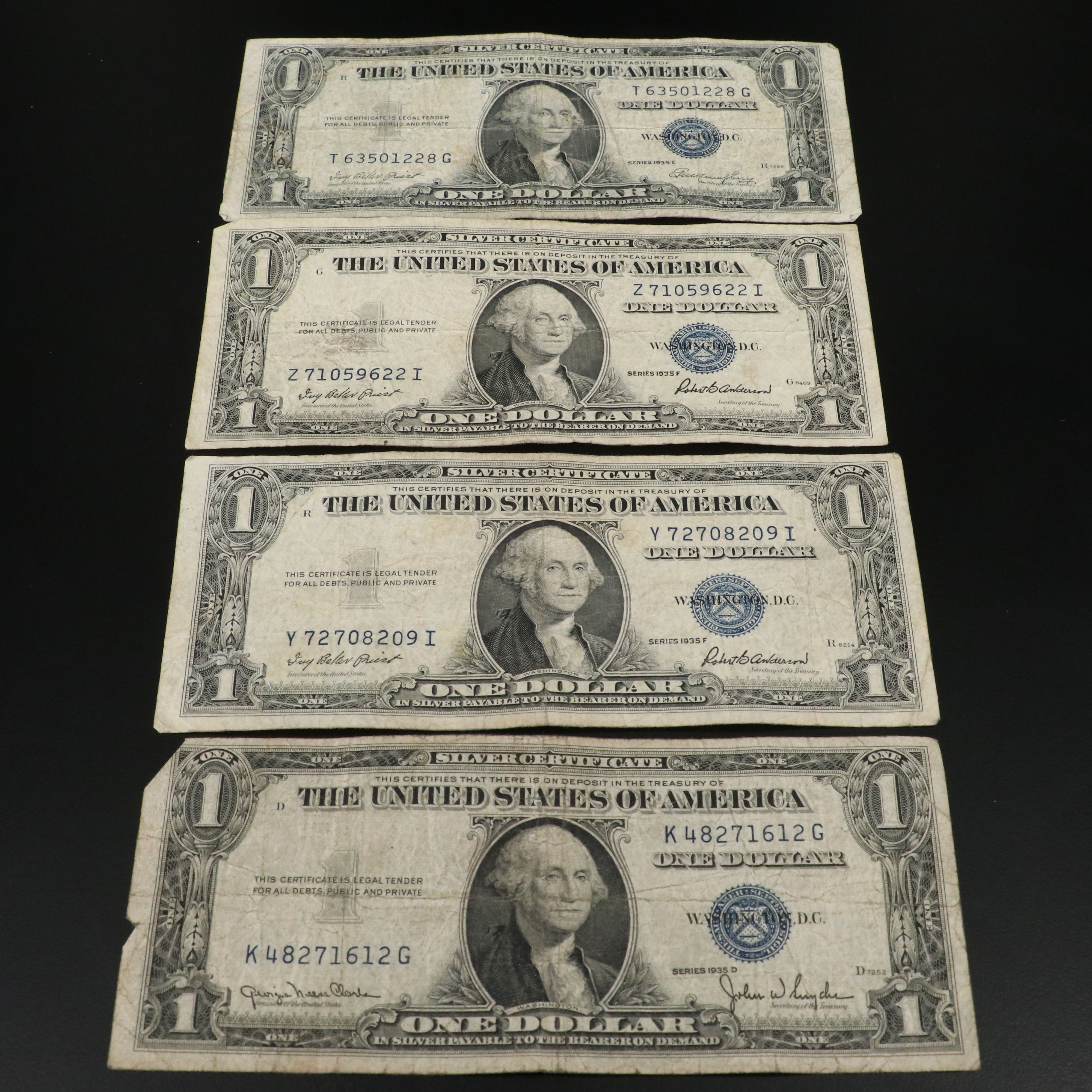 Seventy-Five One Dollar Silver Certificates