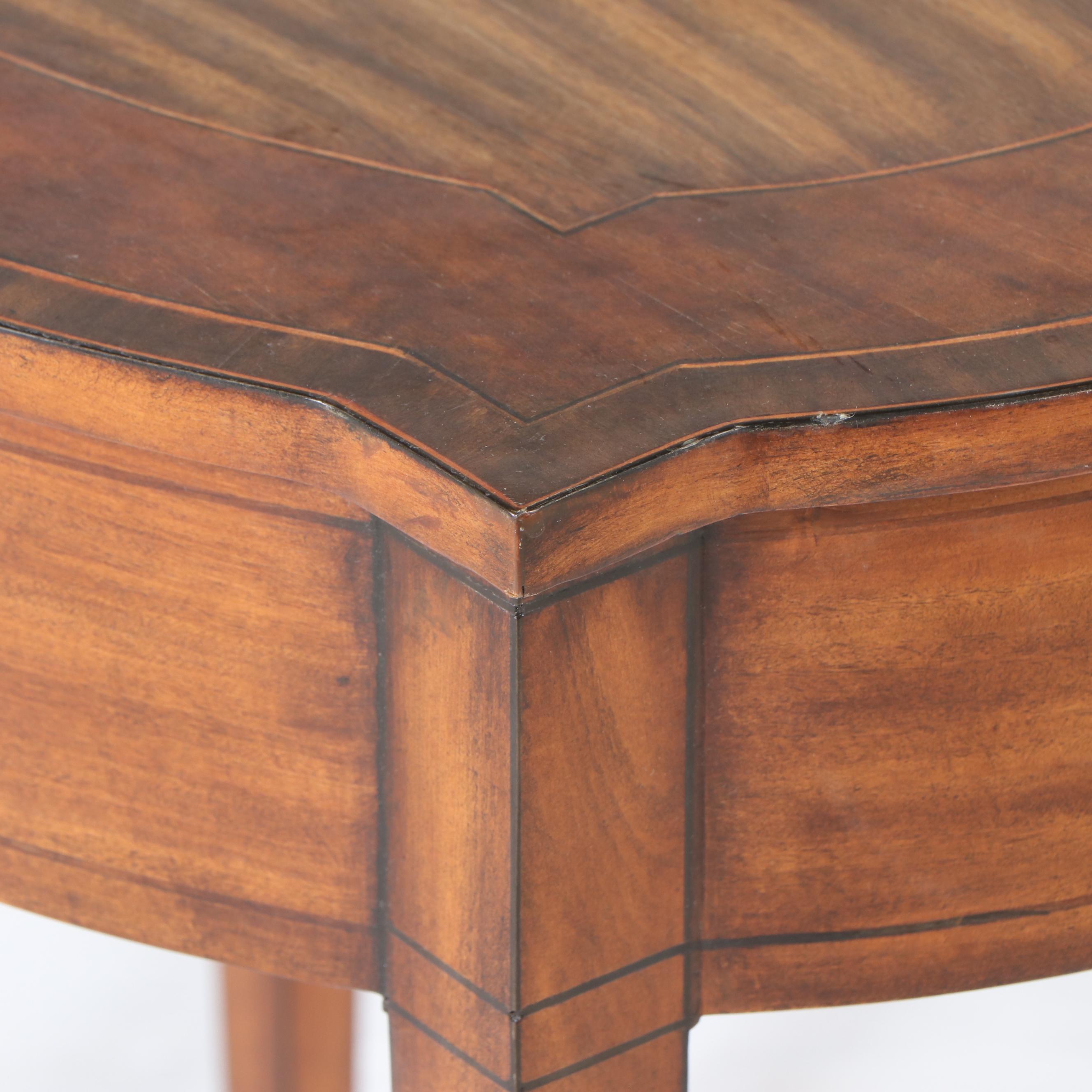 Maitland-Smith Georgian Style Single Drawer Stand, Late 20th Century