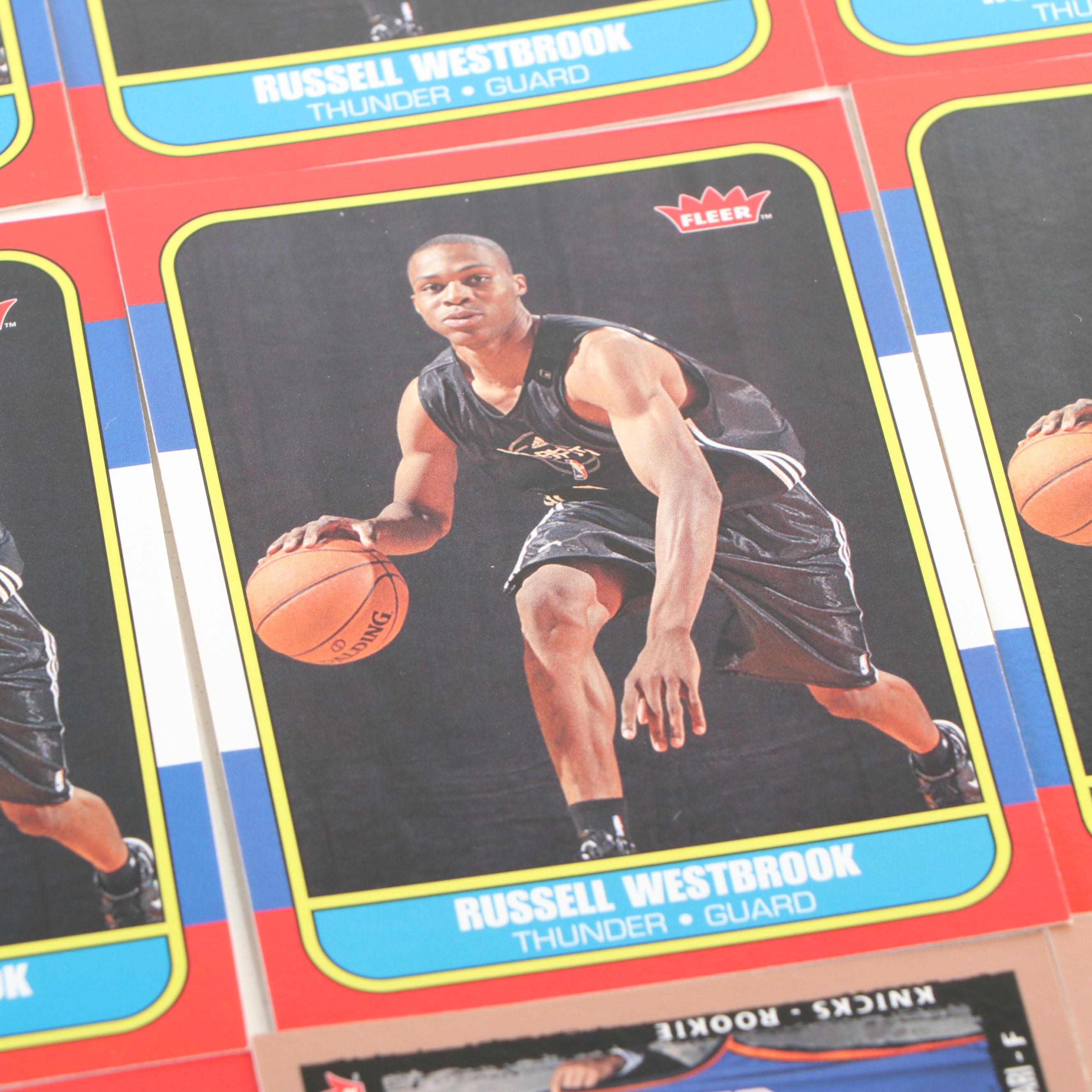 2008-09 Fleer Russell Westbrook Oklahoma City Thunder Basketball Rookie Cards