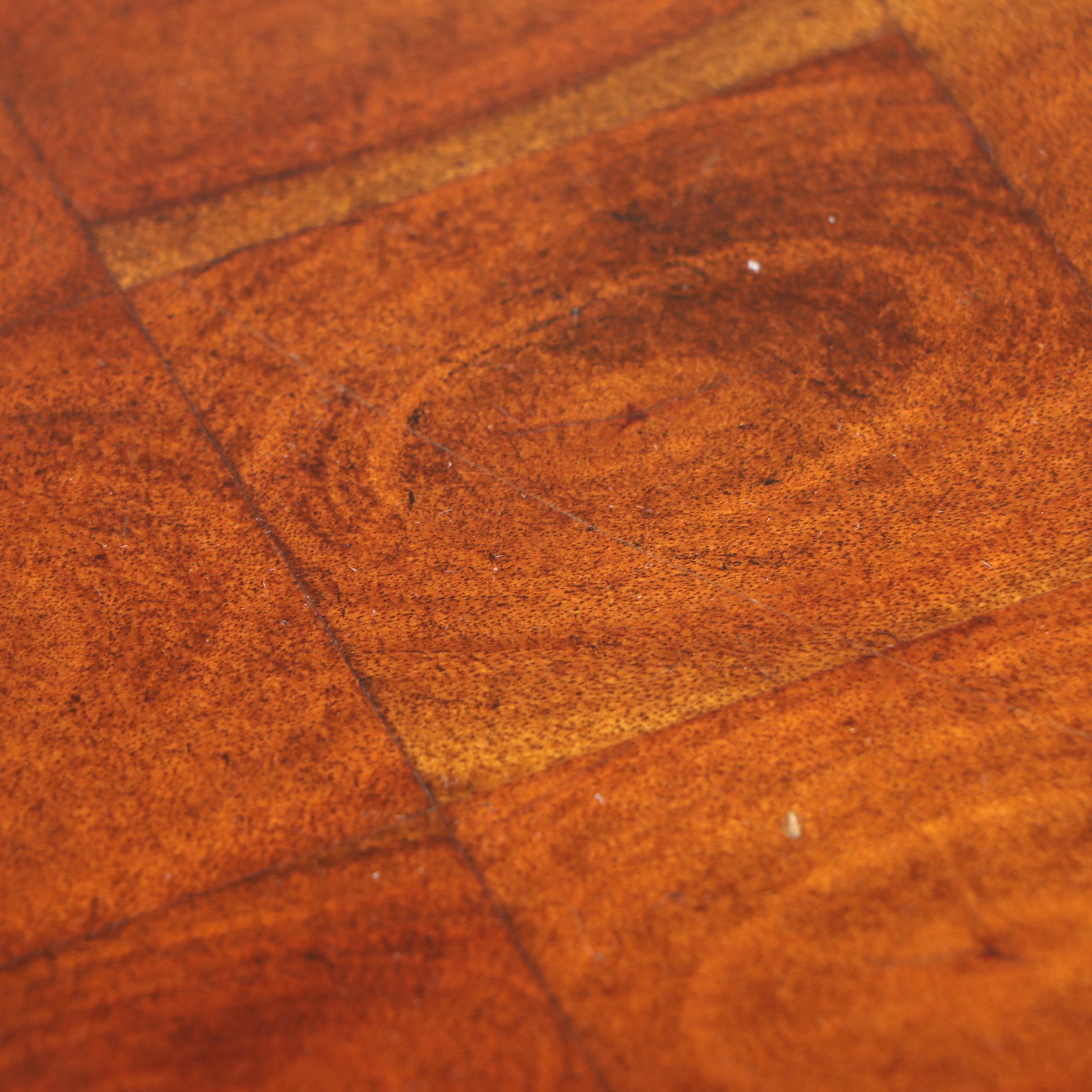 Georgian Style Inlaid Mahogany Chest of Drawers, 20th Century