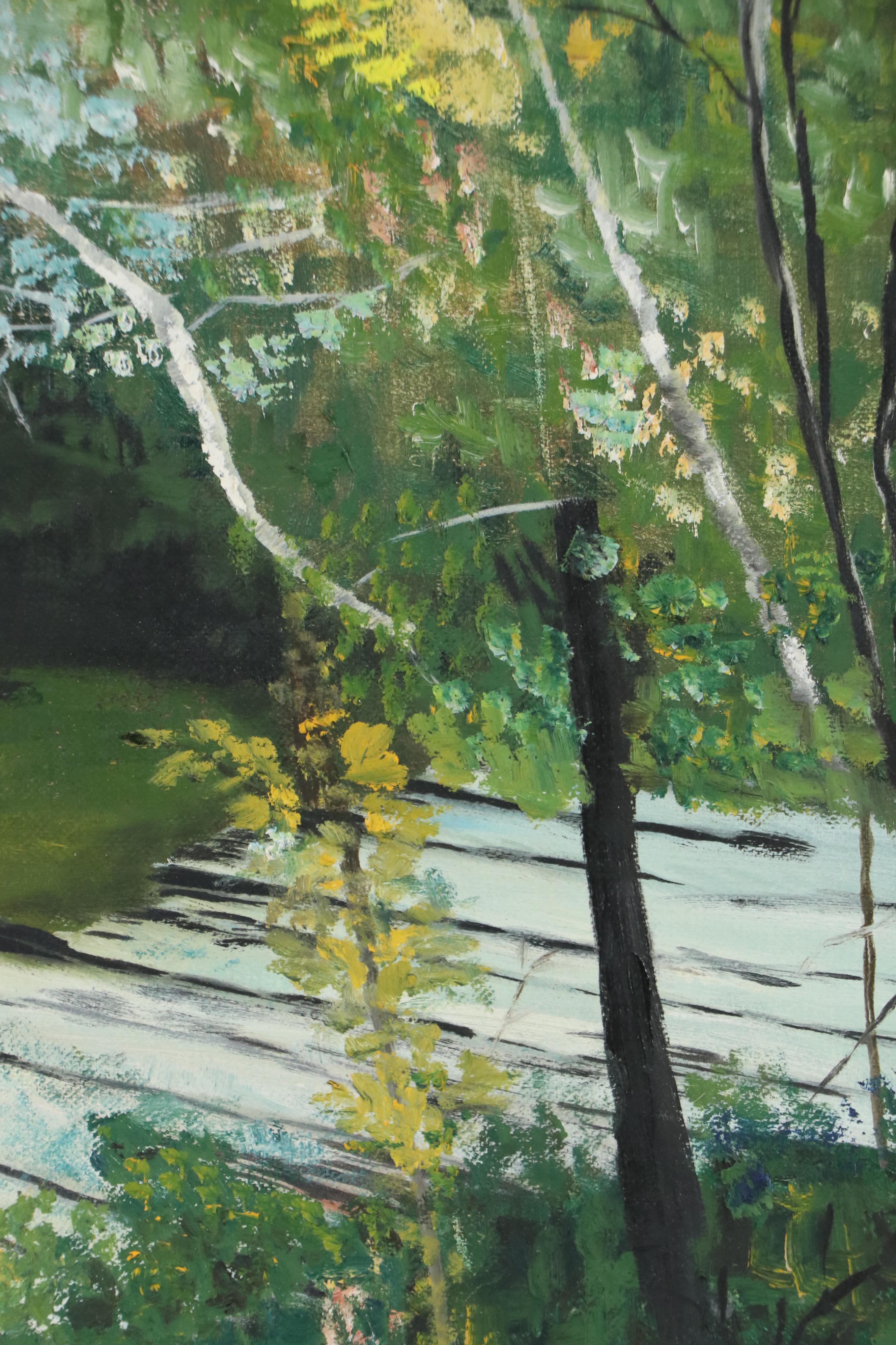 Helma Collias Landscape Oil Painting, 1981