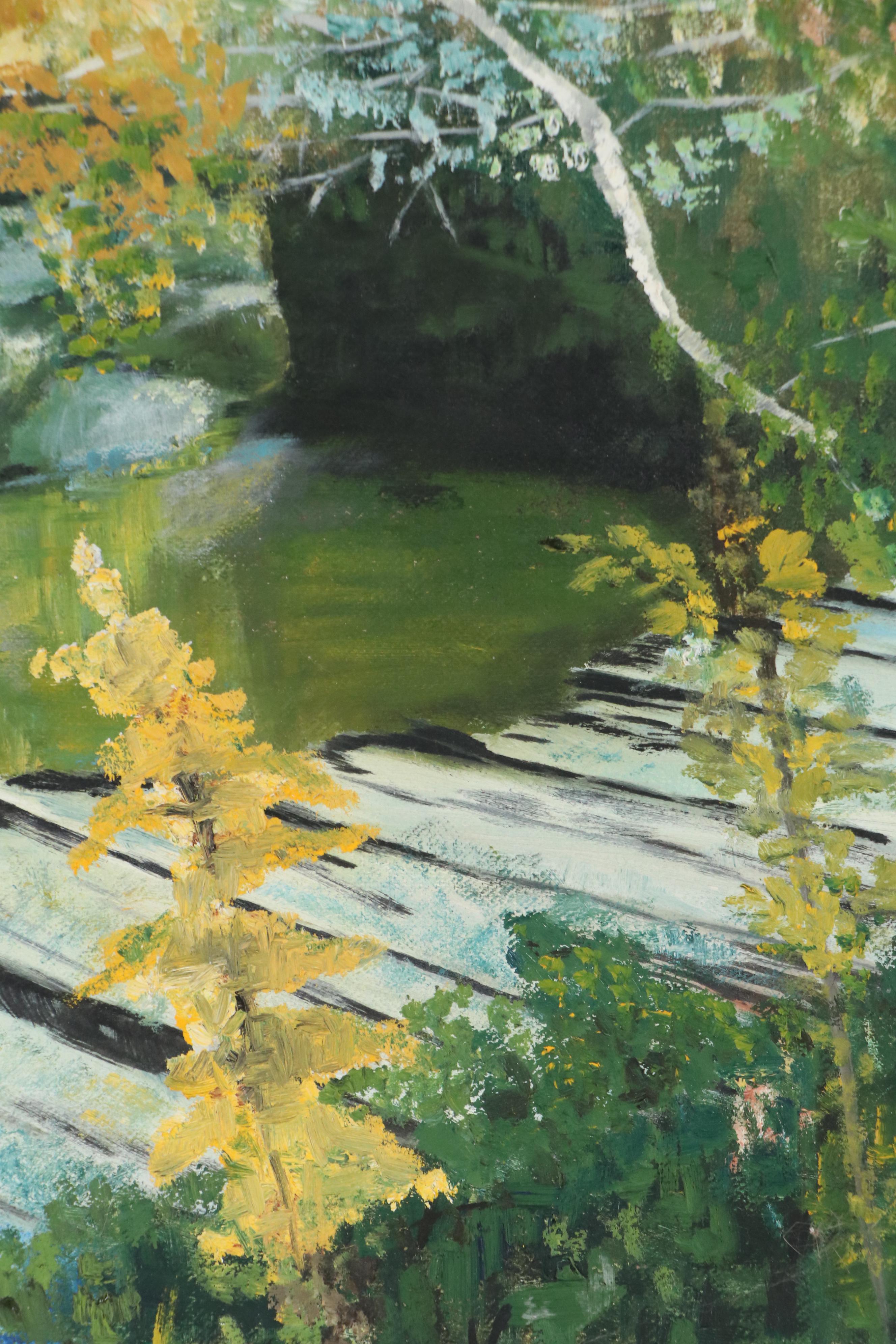 Helma Collias Landscape Oil Painting, 1981