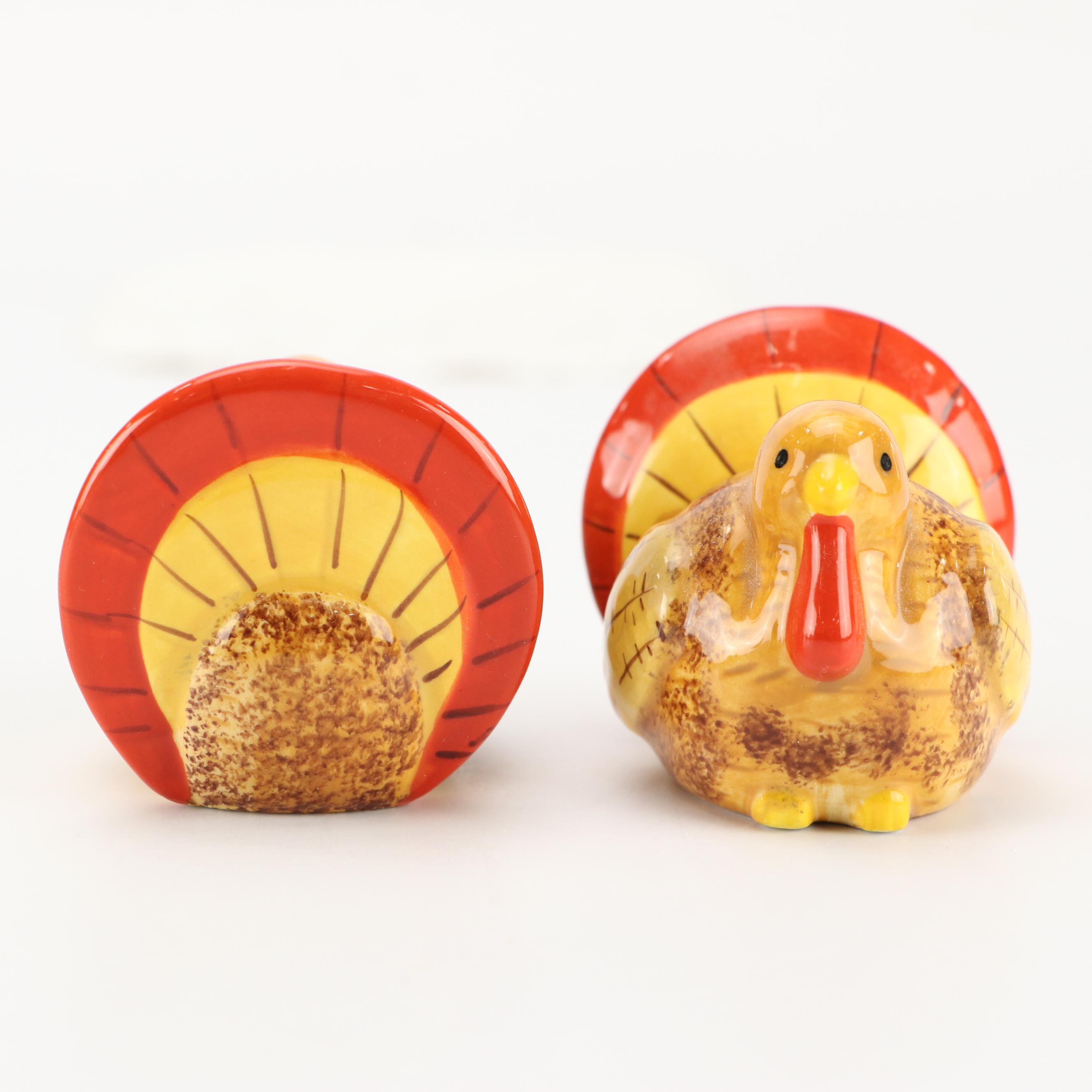 Lomonosov Porcelain with Other Squirrel Figurines and Novelty Table Accessories