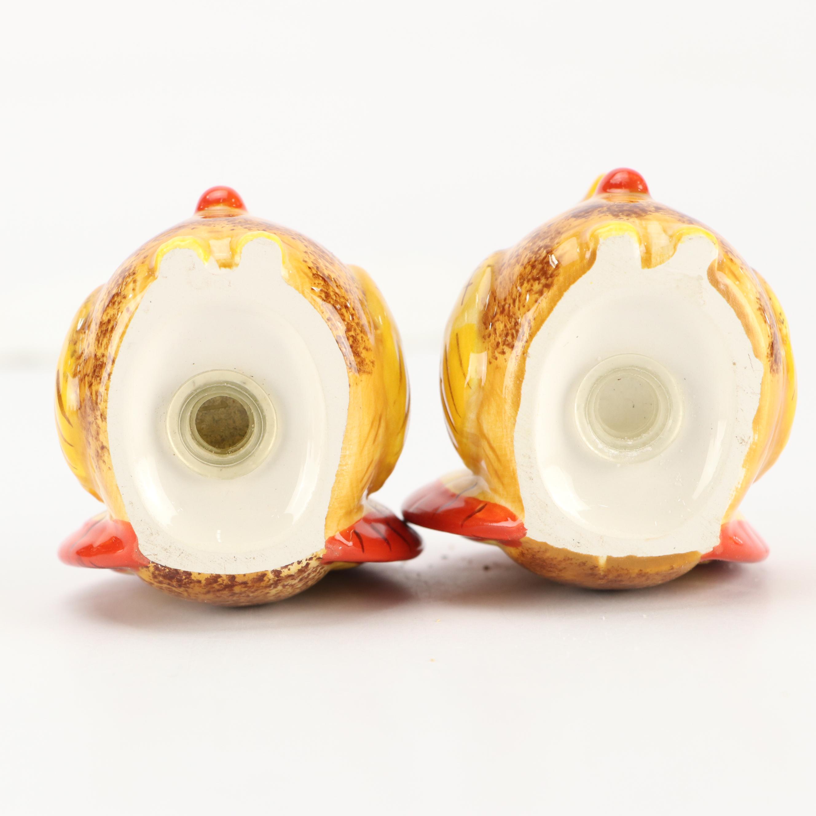 Lomonosov Porcelain with Other Squirrel Figurines and Novelty Table Accessories