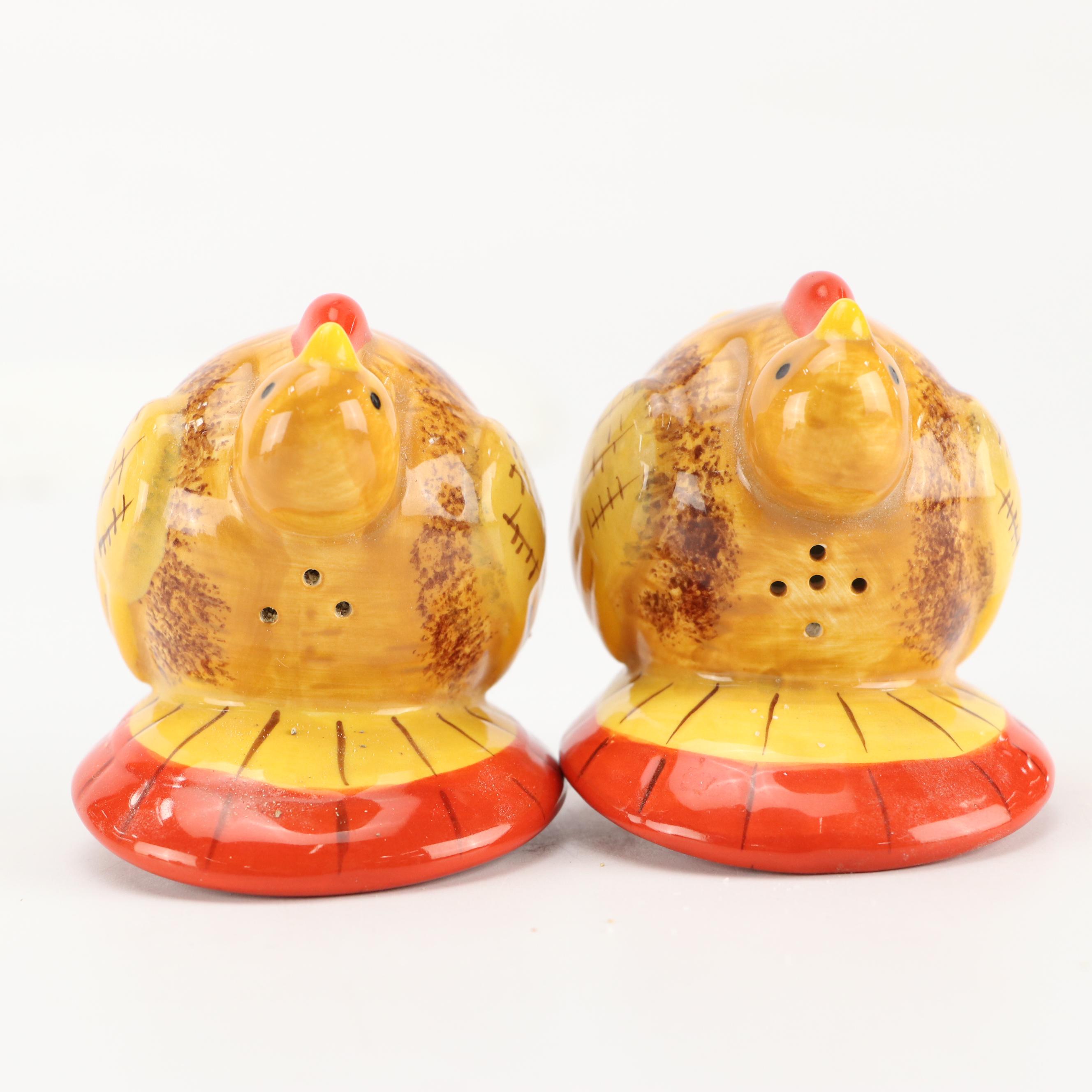 Lomonosov Porcelain with Other Squirrel Figurines and Novelty Table Accessories