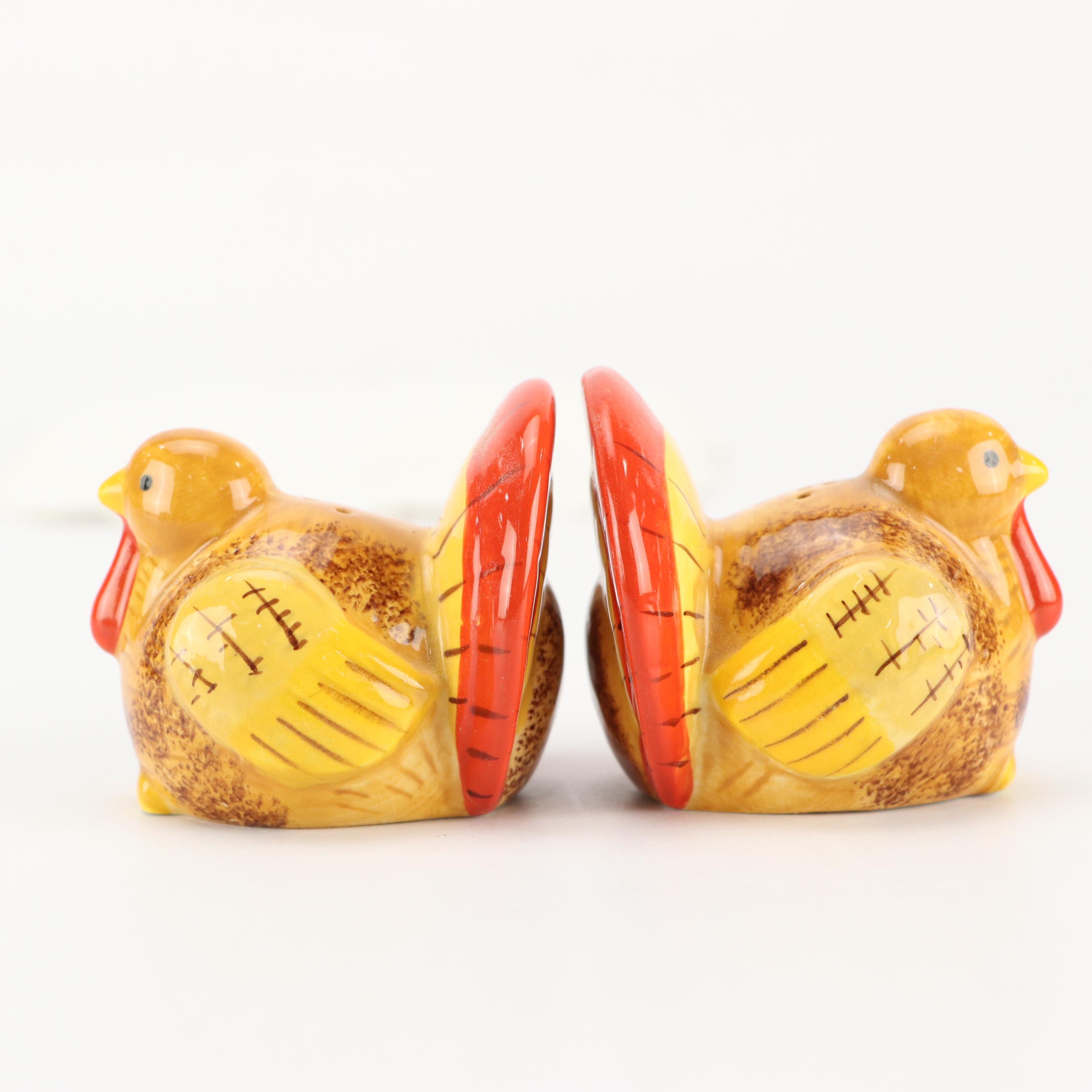 Lomonosov Porcelain with Other Squirrel Figurines and Novelty Table Accessories