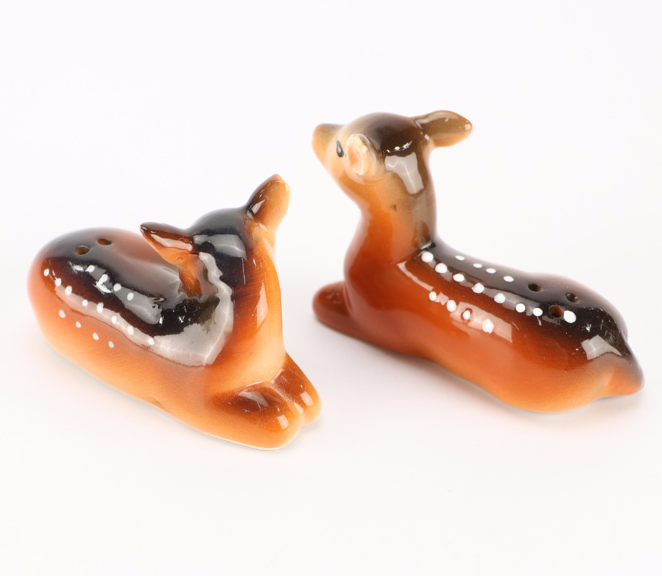 Lomonosov Porcelain with Other Squirrel Figurines and Novelty Table Accessories