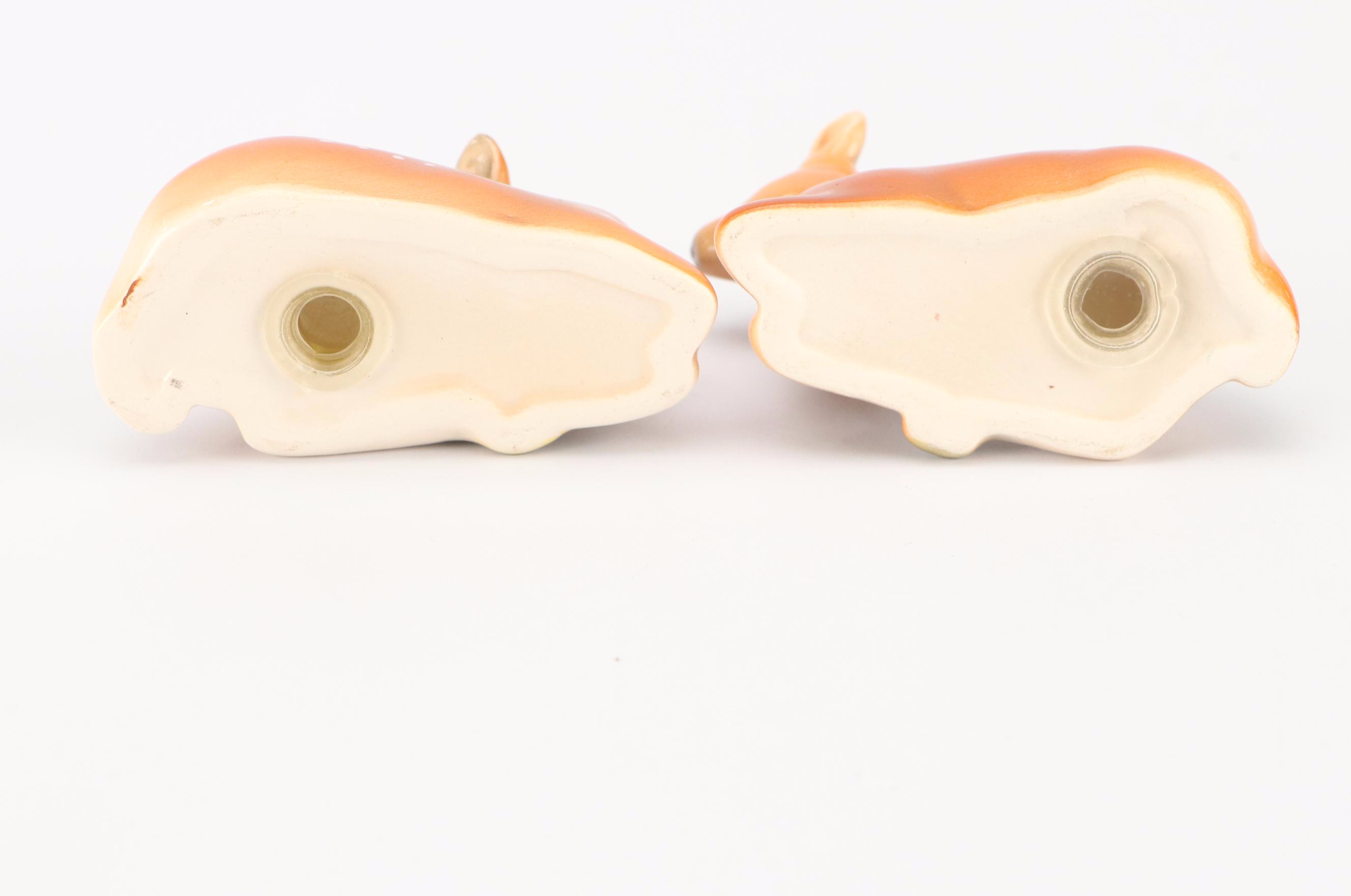 Lomonosov Porcelain with Other Squirrel Figurines and Novelty Table Accessories