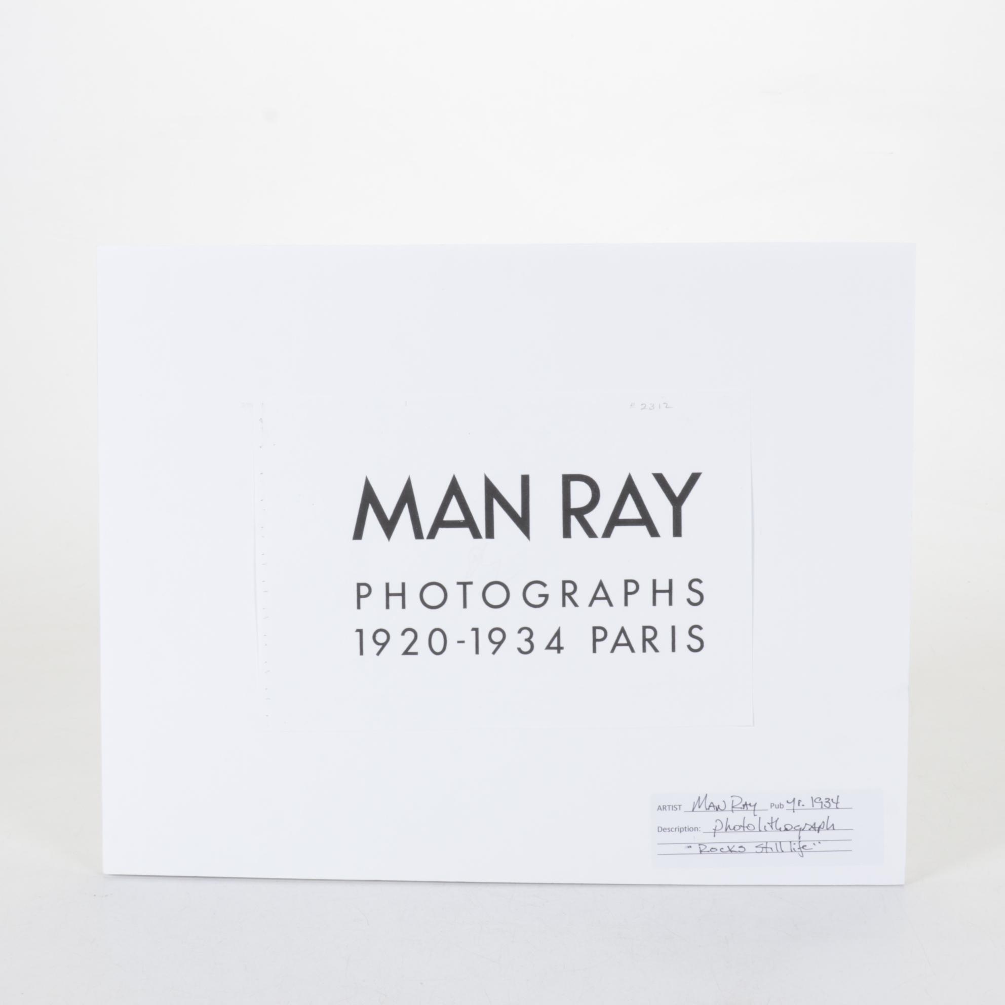 Photolithograph "Rocks Still Life" After Man Ray