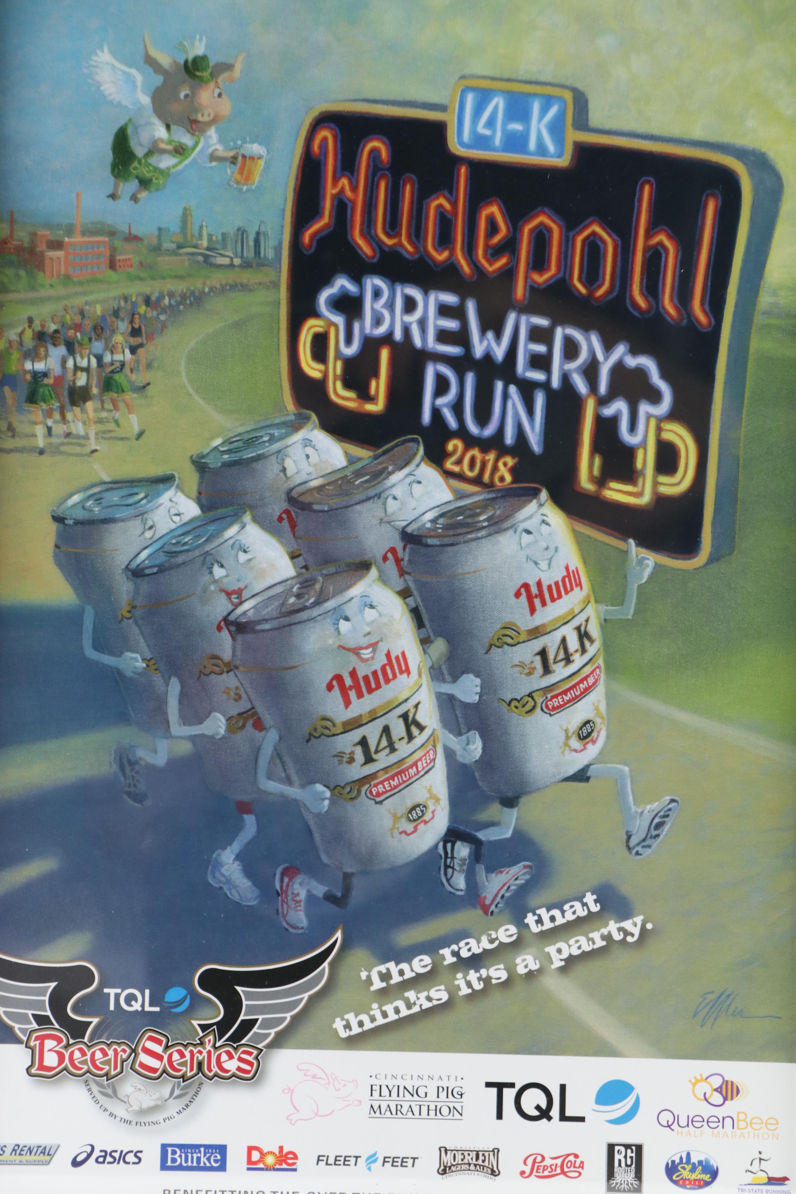 Cincinnati Hudepohl 14K Race Poster, 2018