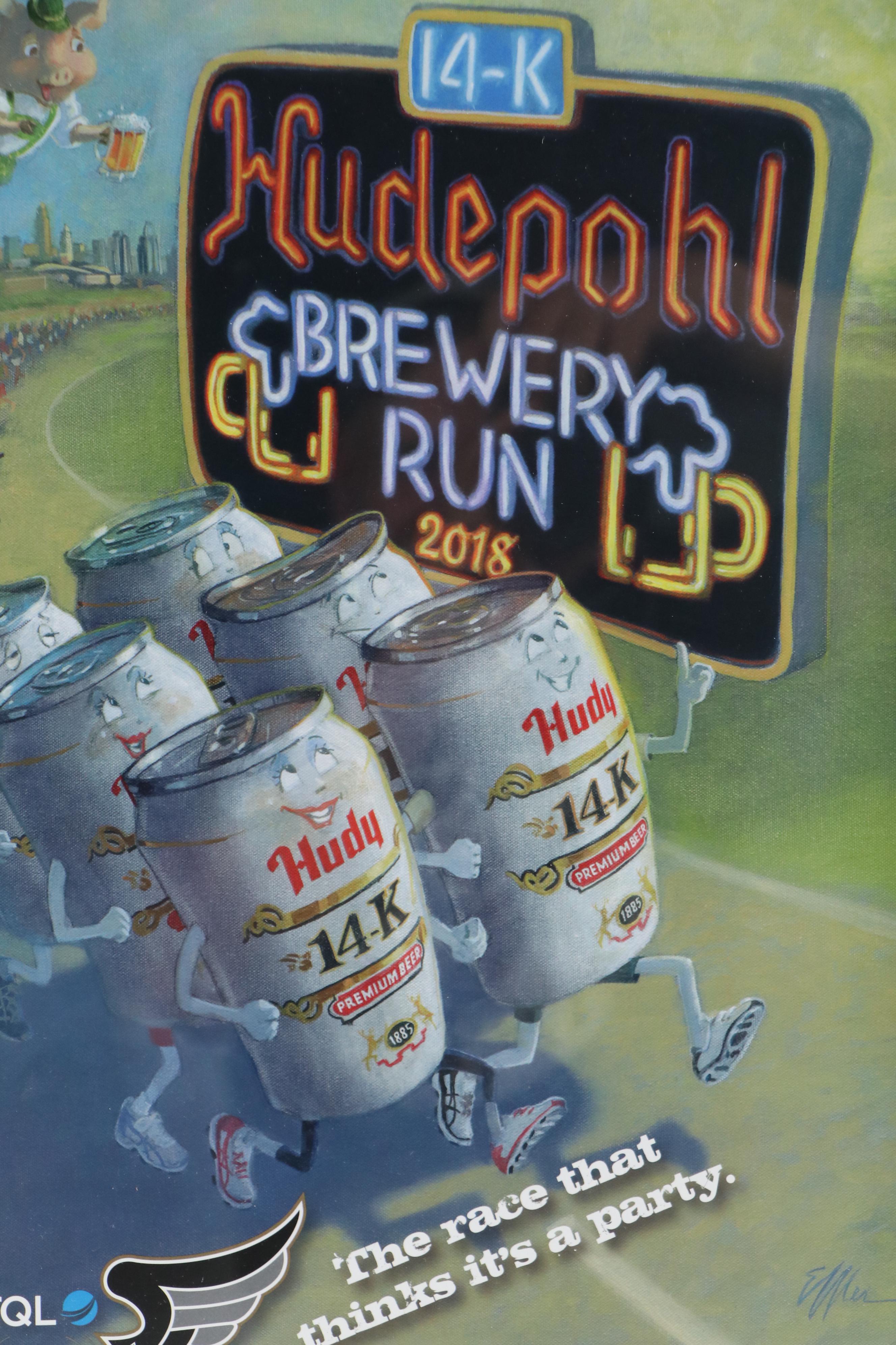 Cincinnati Hudepohl 14K Race Poster, 2018