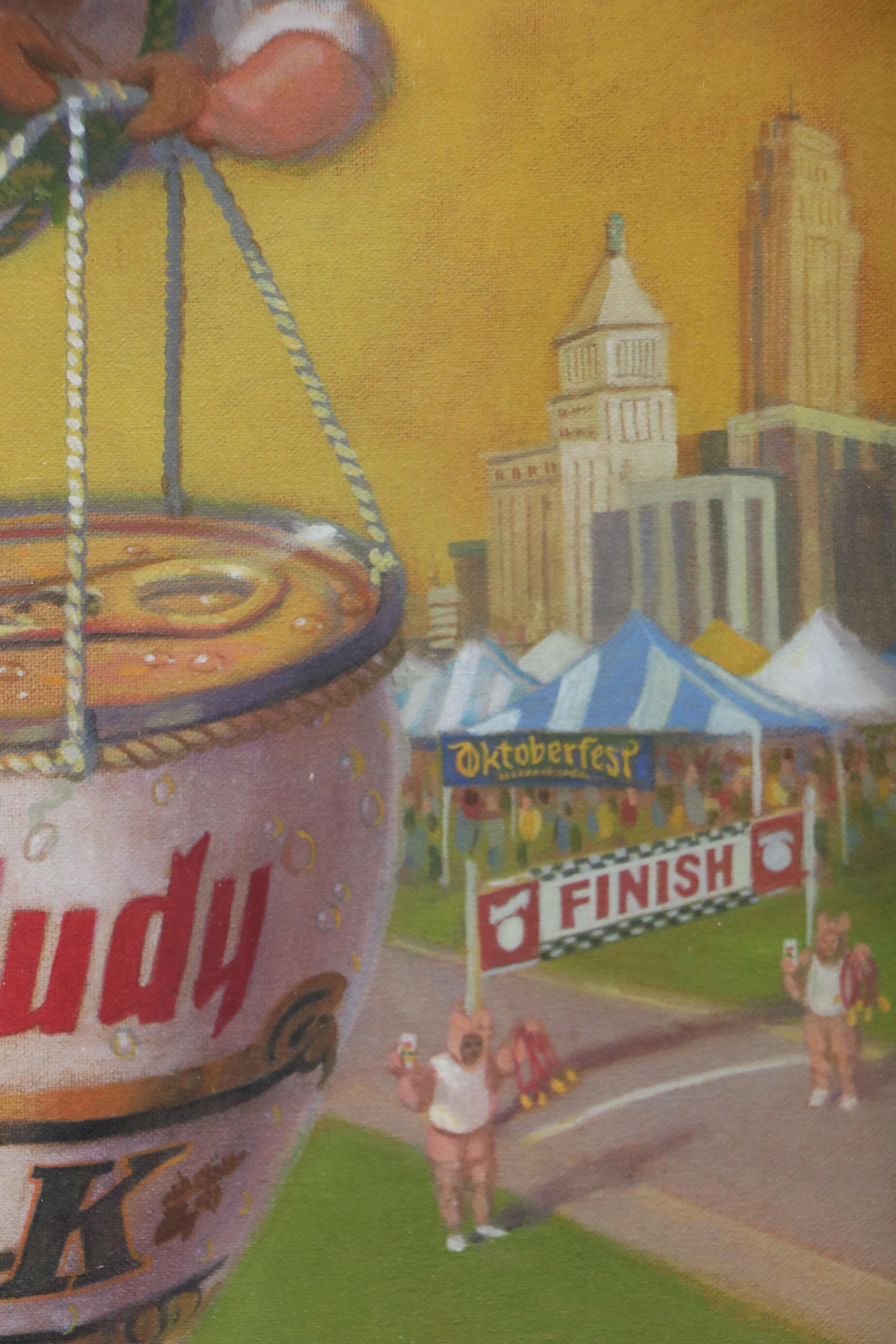 Cincinnati Hudepohl 14K Race Poster, 21st Century