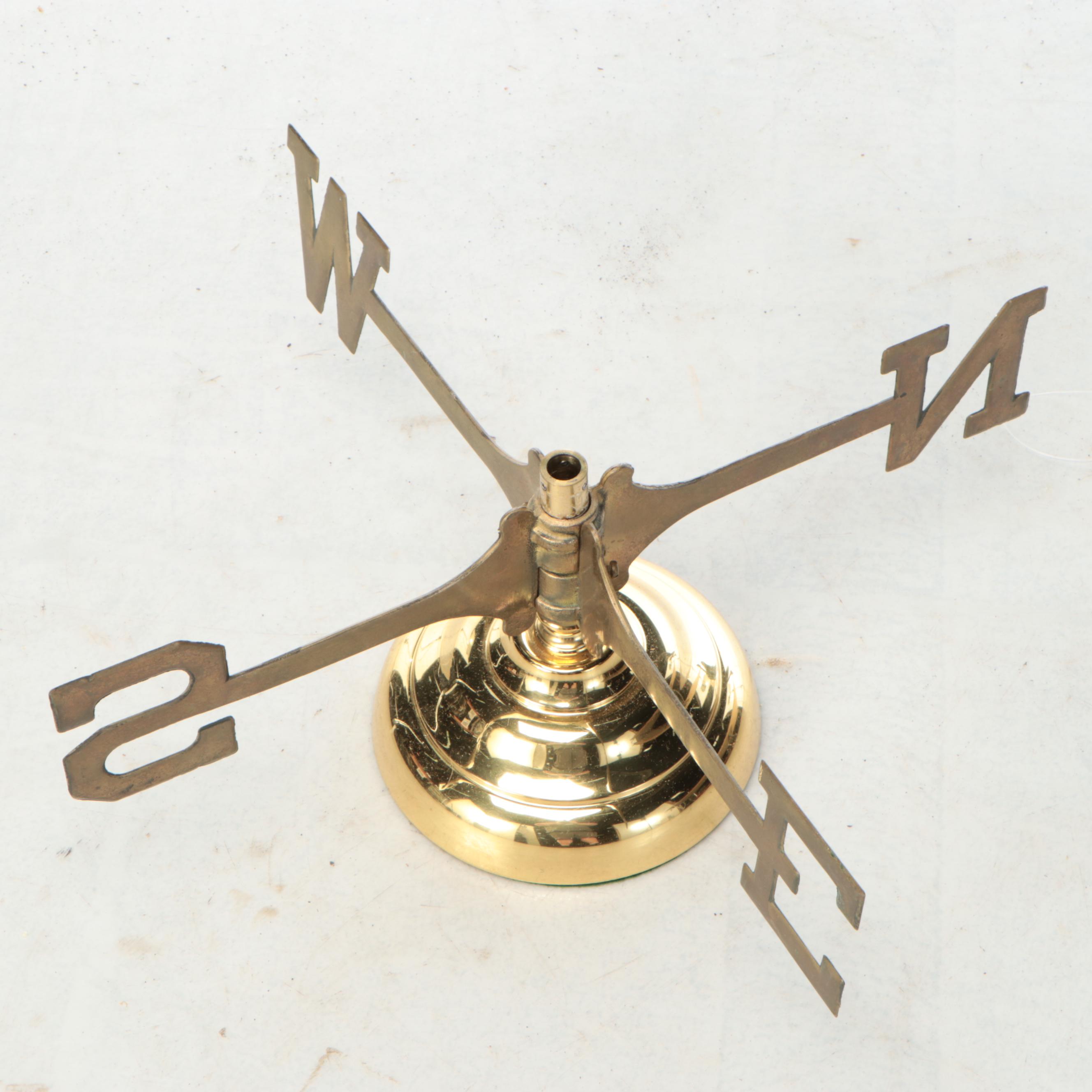 Leaping Reindeer Metal Weather Vane