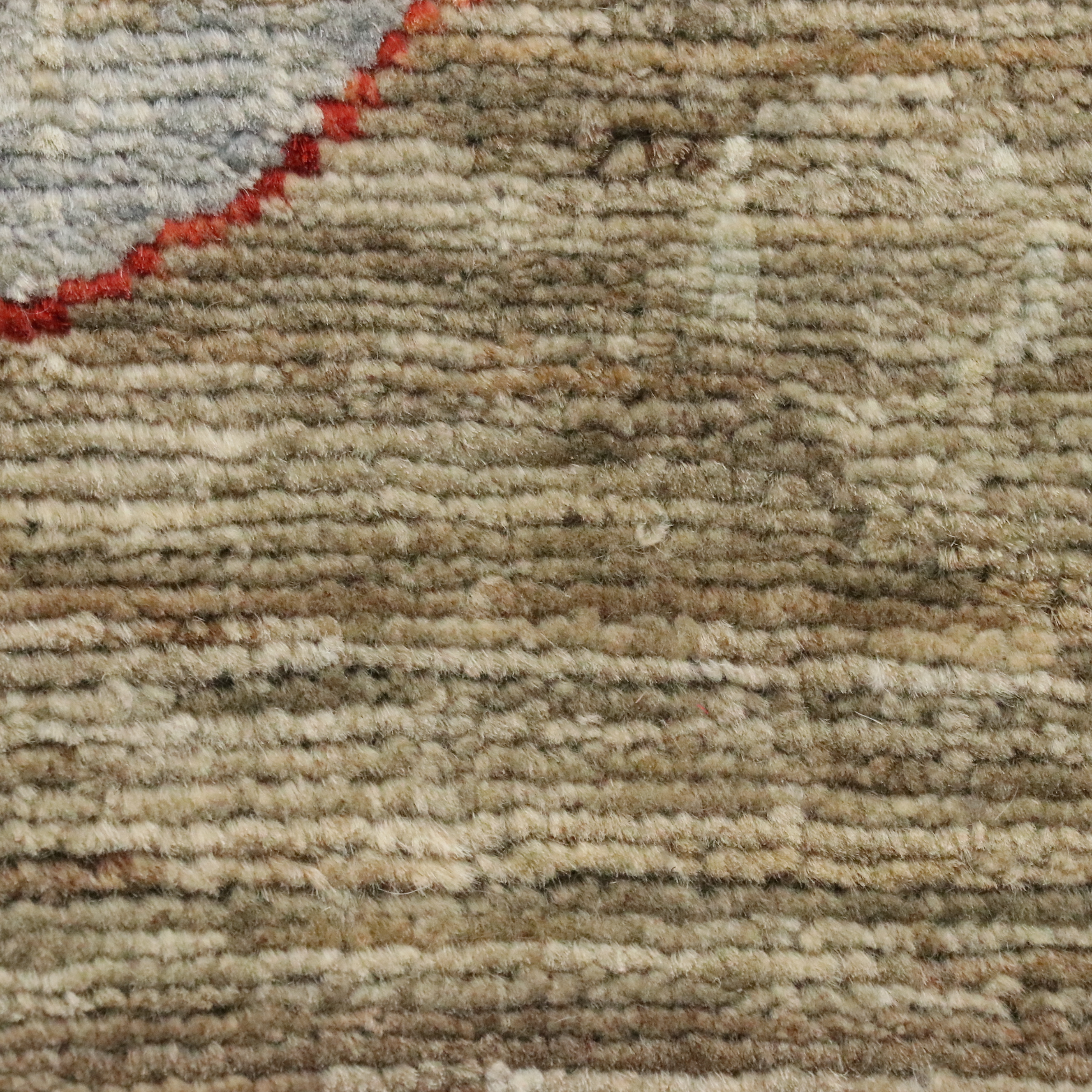 2'11 x 4'11 Hand-Knotted Nepal Contemporary Pictorial Accent Rug